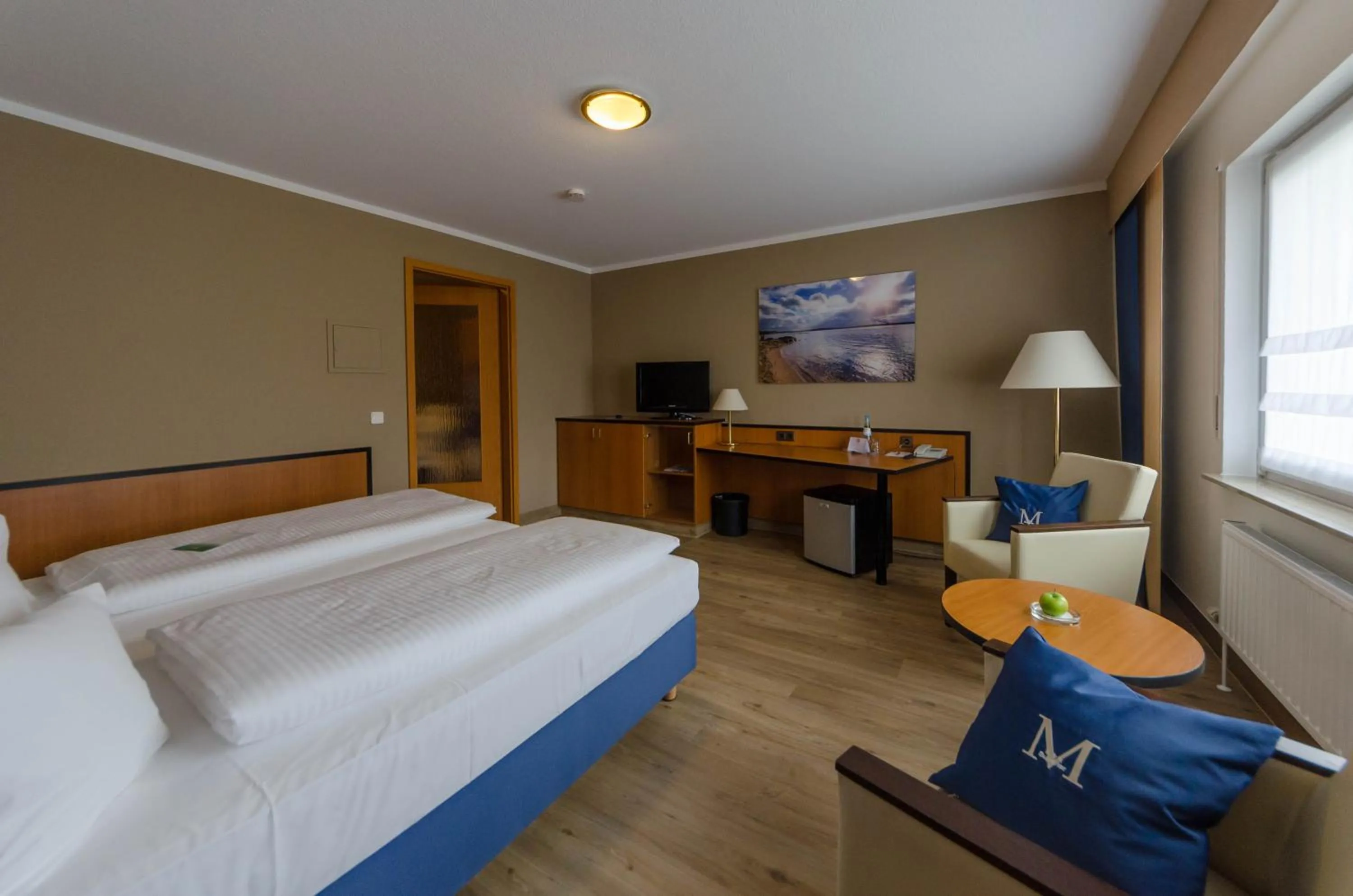 TV and multimedia, Bed in Hotel Markkleeberger Hof