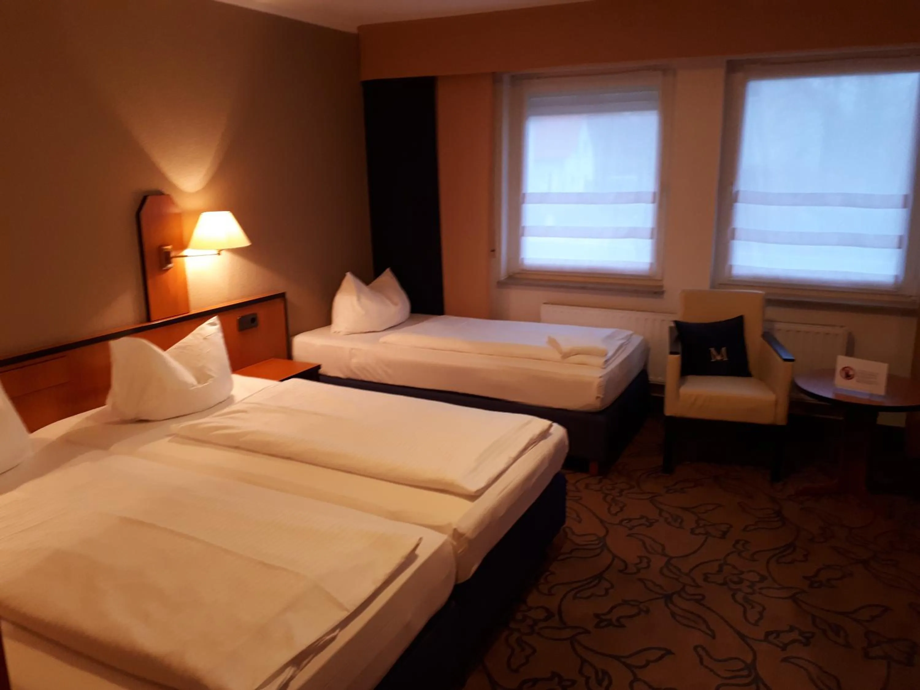 Photo of the whole room, Bed in Hotel Markkleeberger Hof