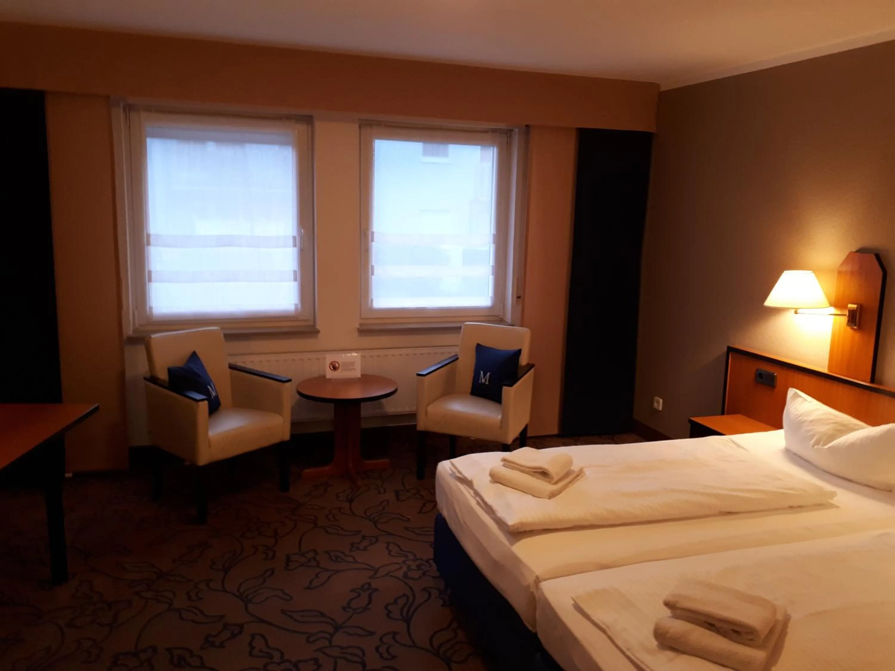 Photo of the whole room, Bed in Hotel Markkleeberger Hof