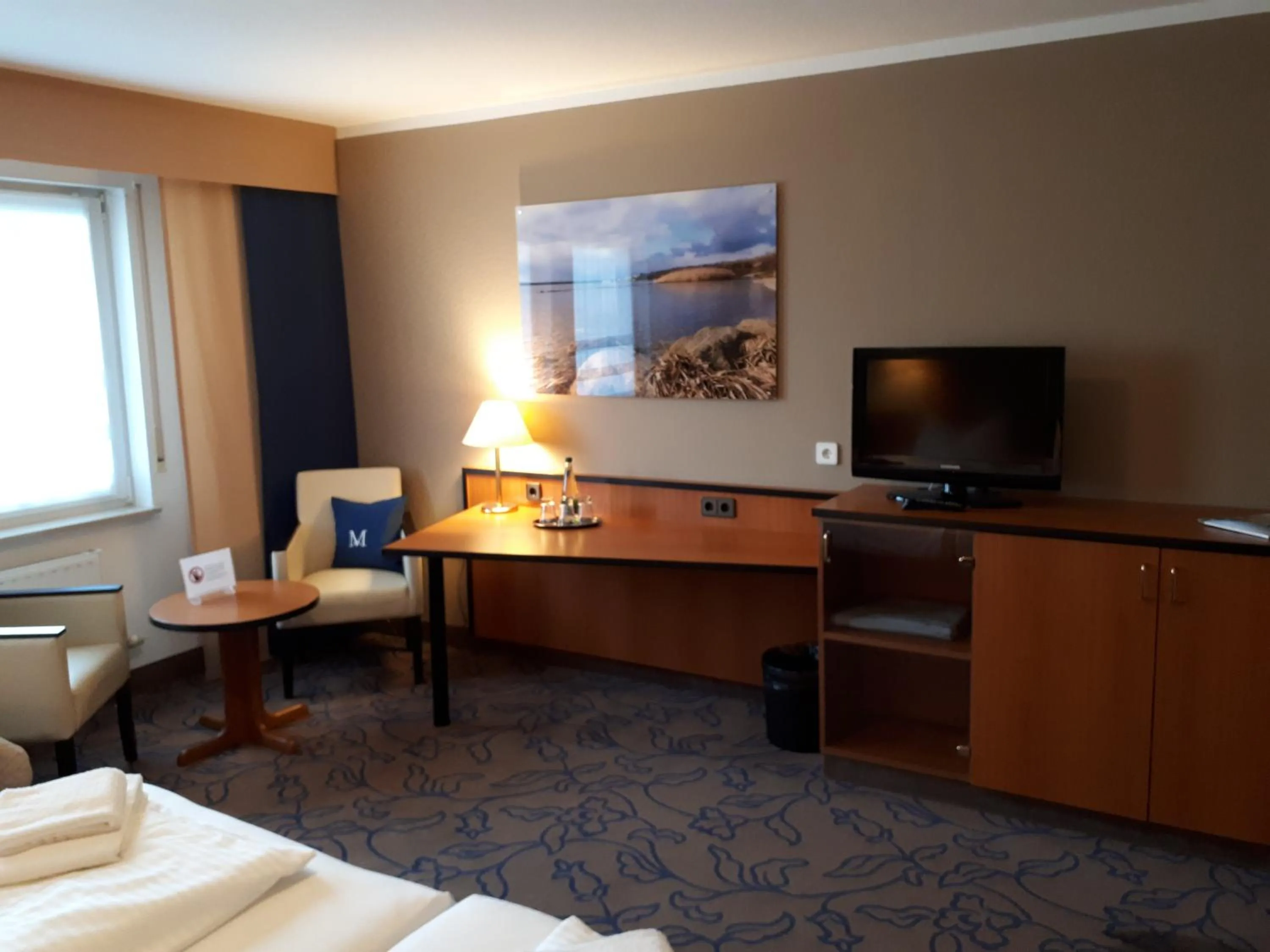 Photo of the whole room, Bed in Hotel Markkleeberger Hof