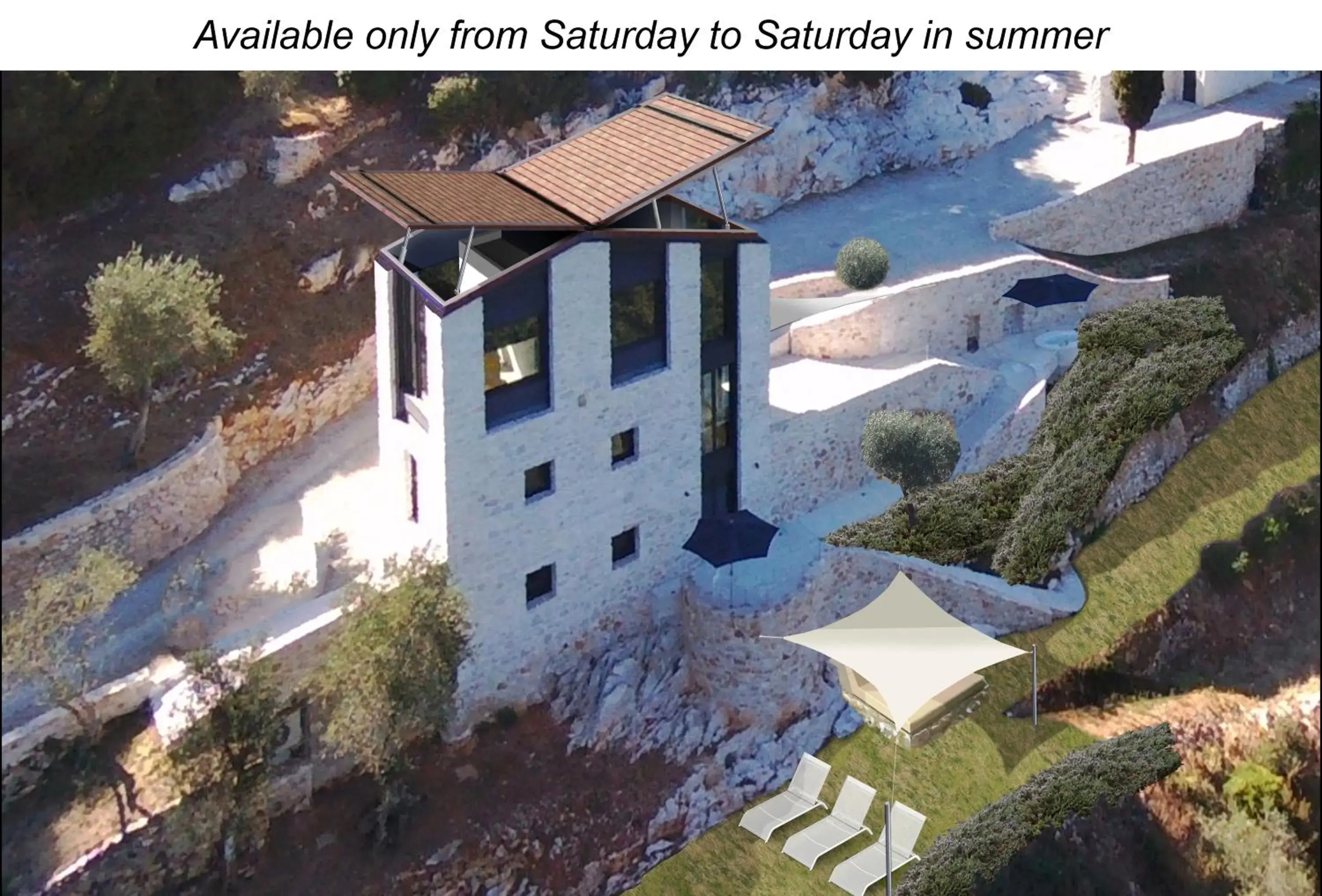 VILLETTA FARFALLINA "The unique property in the world with an openable roof" VILLETTA FARFALLINA "The unique property in the world with an openable roof"