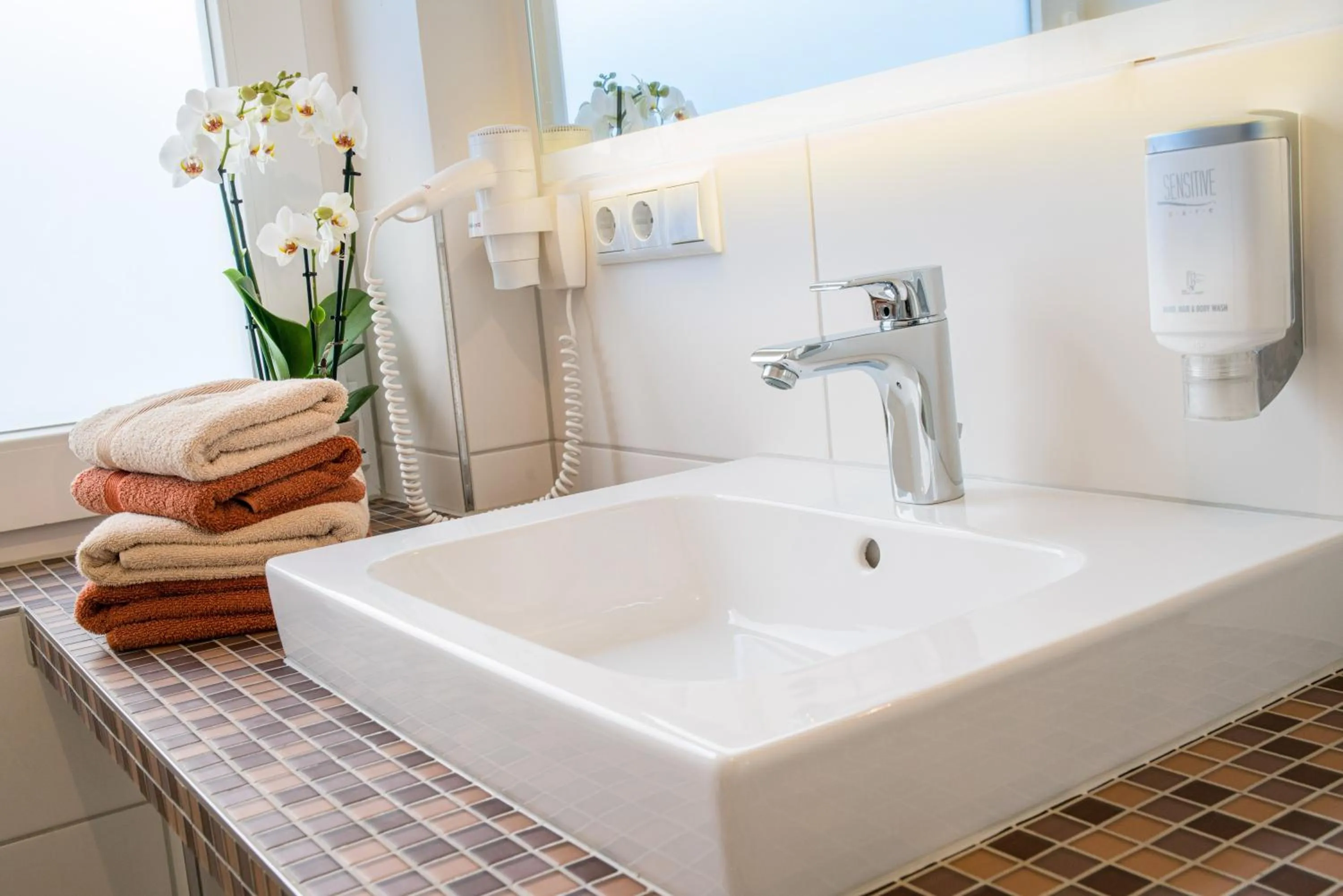 Bathroom in Flair Hotel Rieckmann