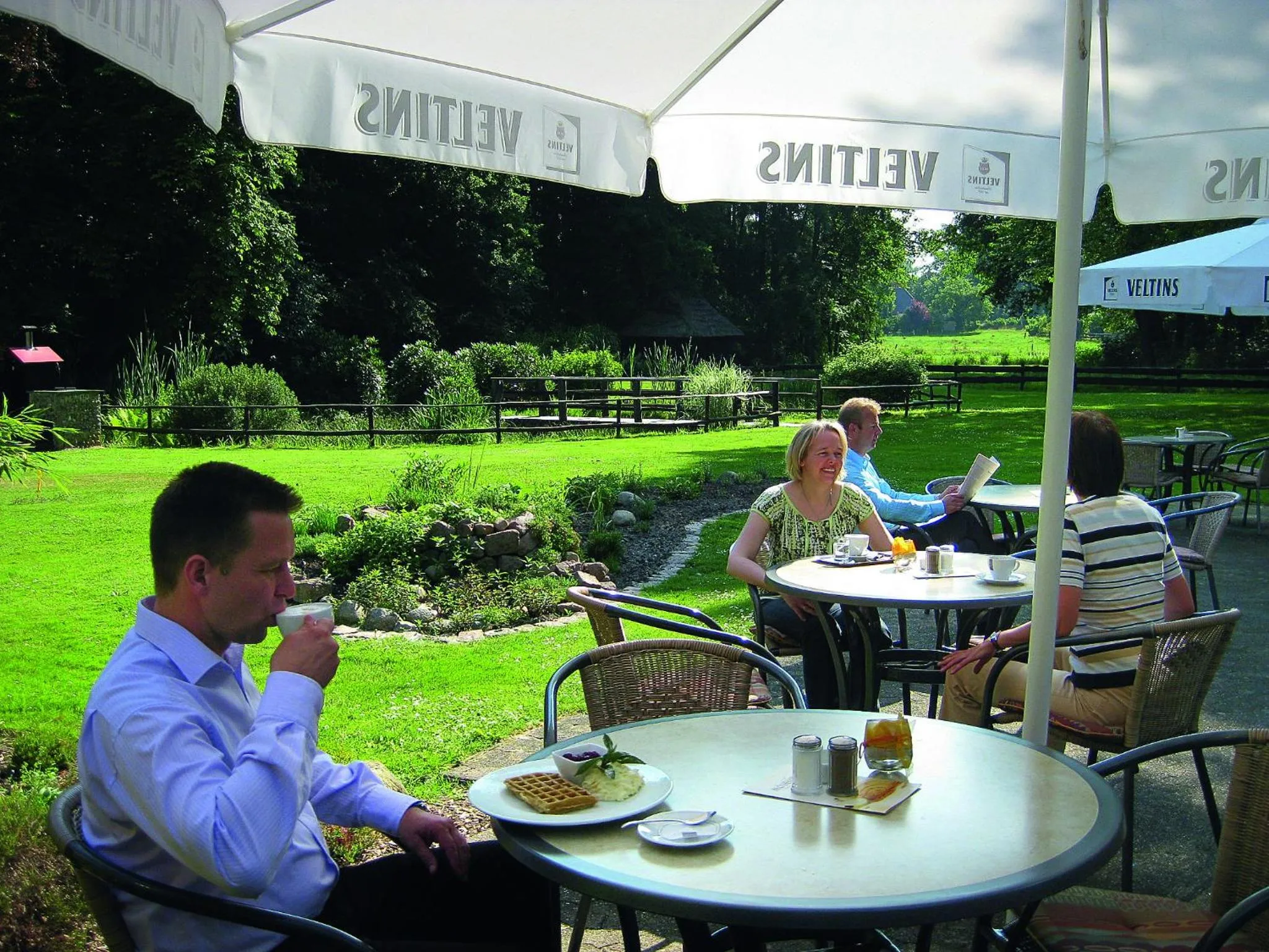 Garden in Flair Hotel Rieckmann