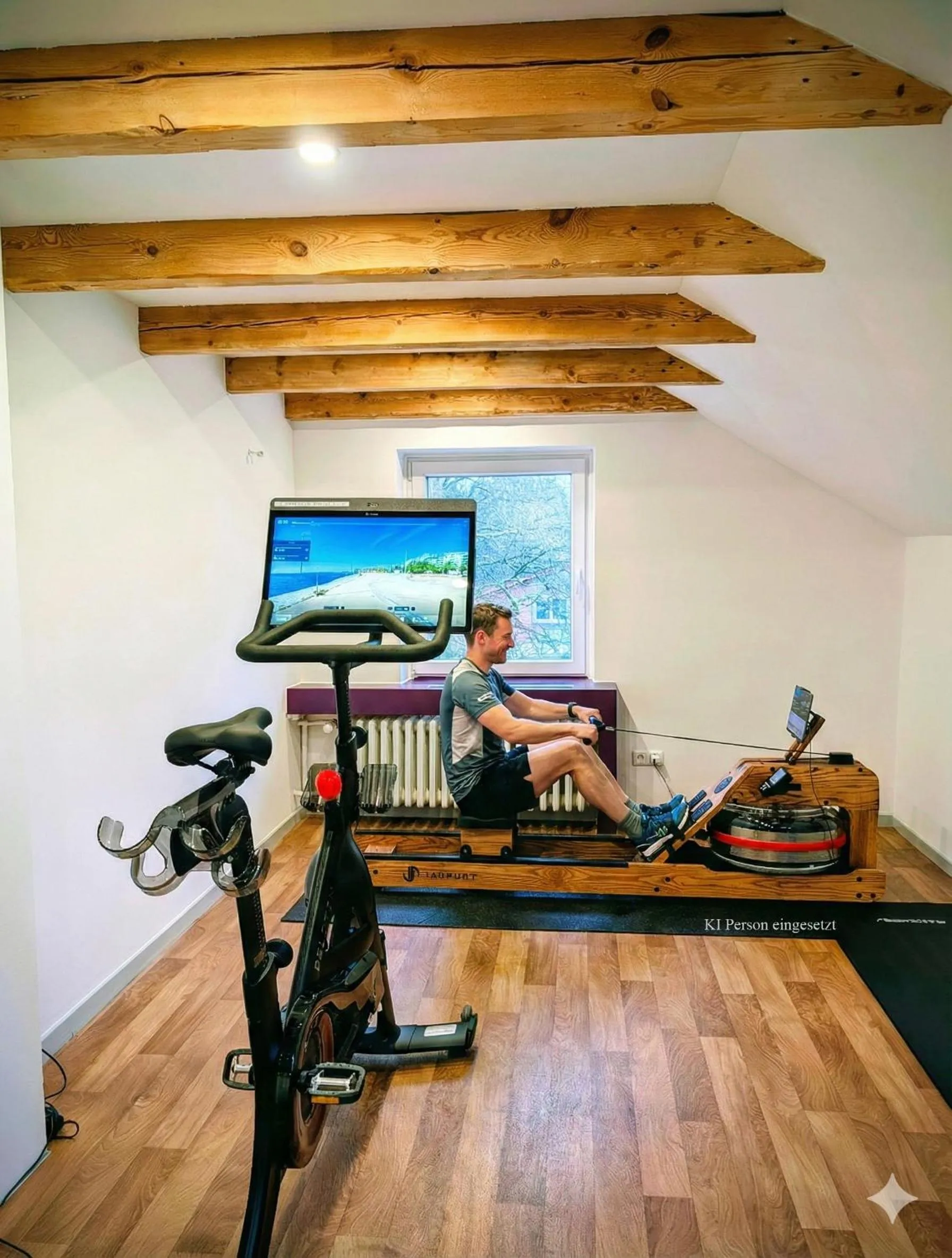 Fitness centre/facilities in Flair Hotel Rieckmann