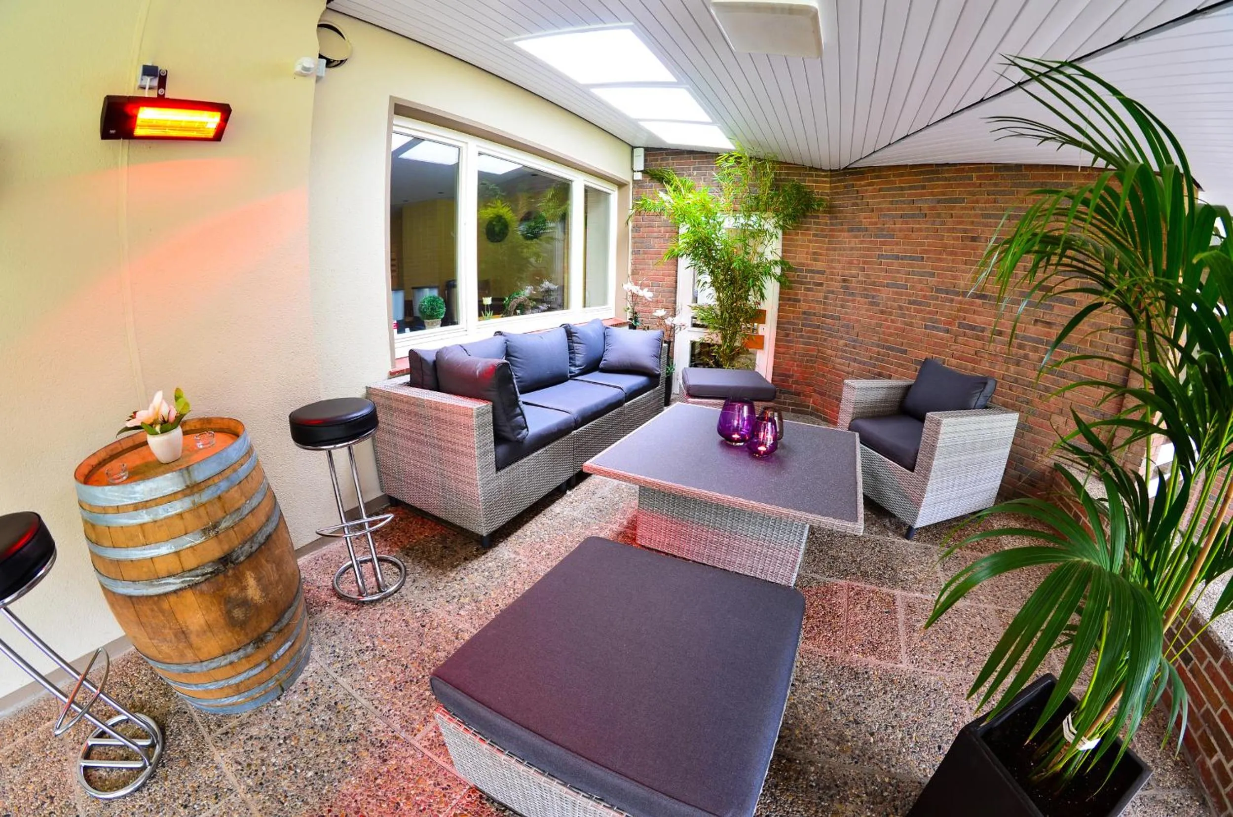 Patio in Flair Hotel Rieckmann