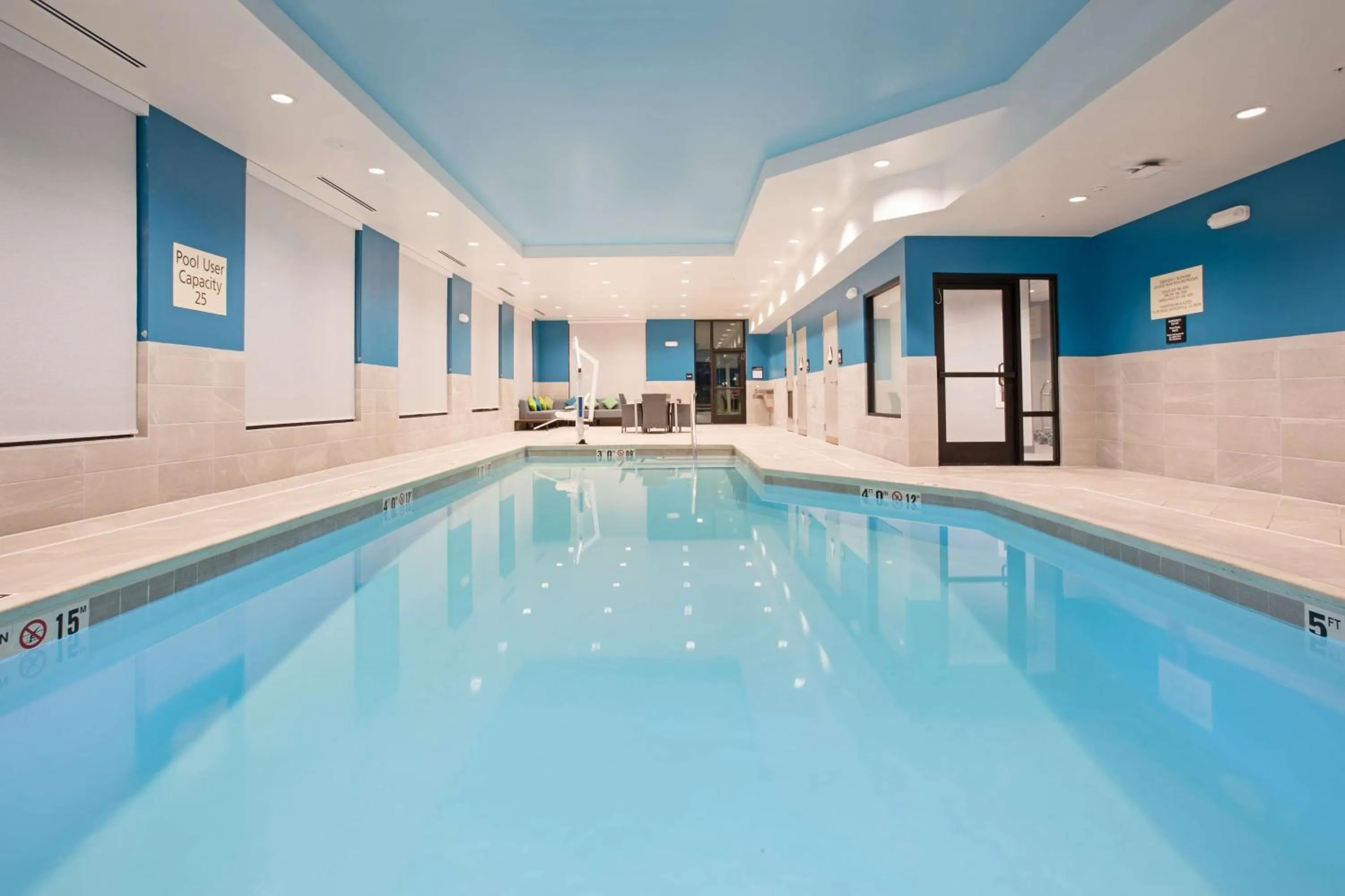 Pool view in Hampton Inn & Suites Watsonville