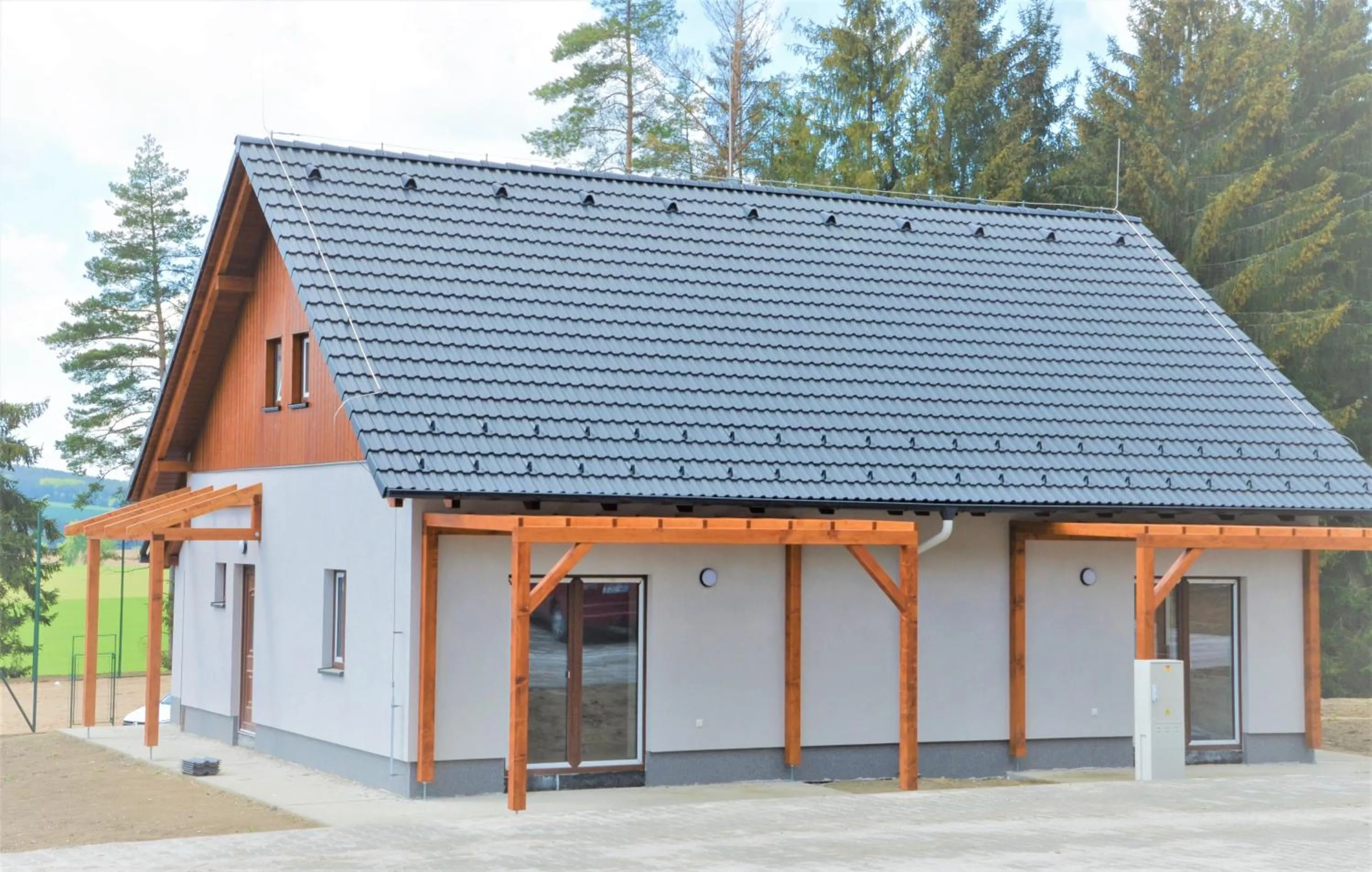 Property building in Apartmány Deluxe