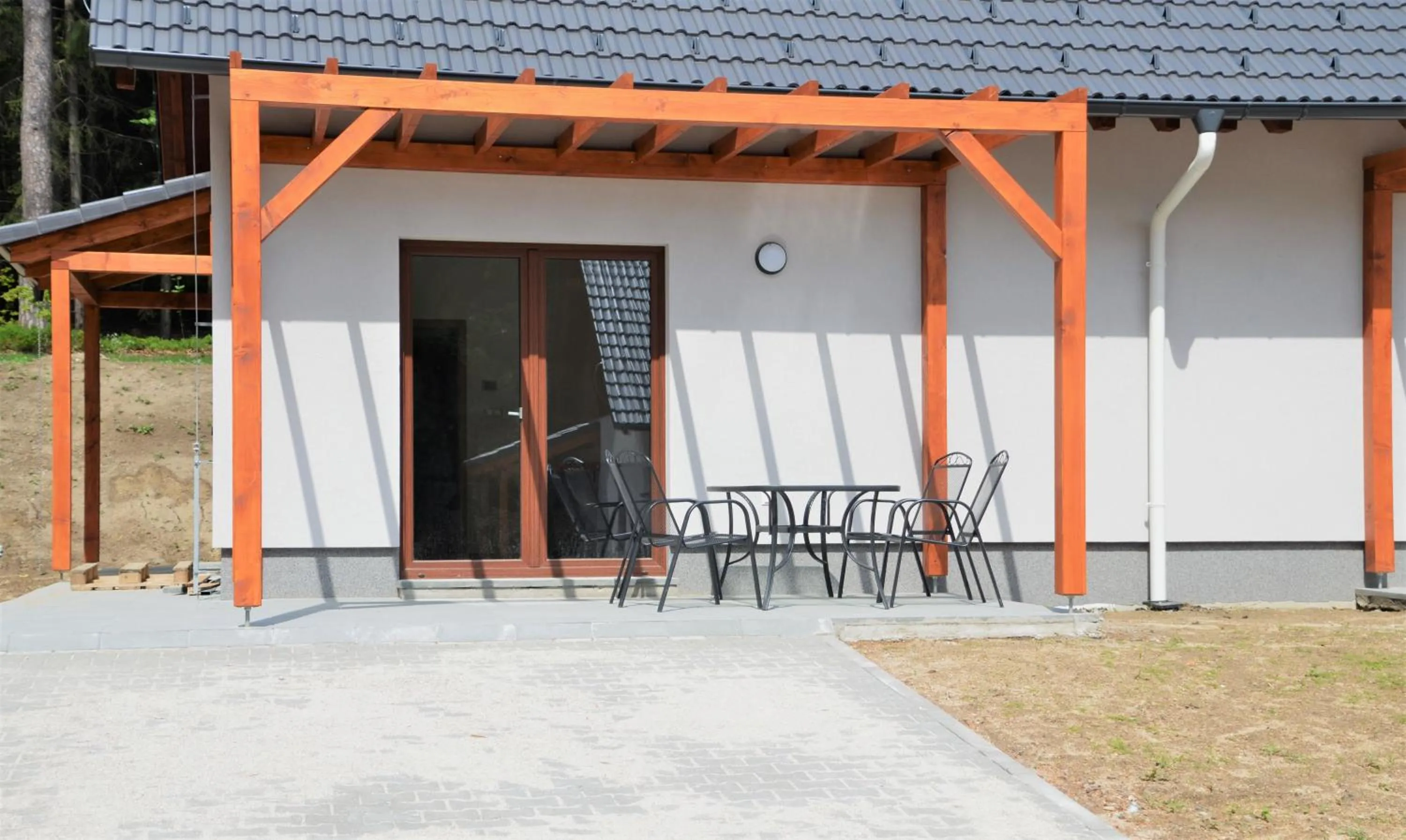 Facade/entrance in Apartmány Deluxe