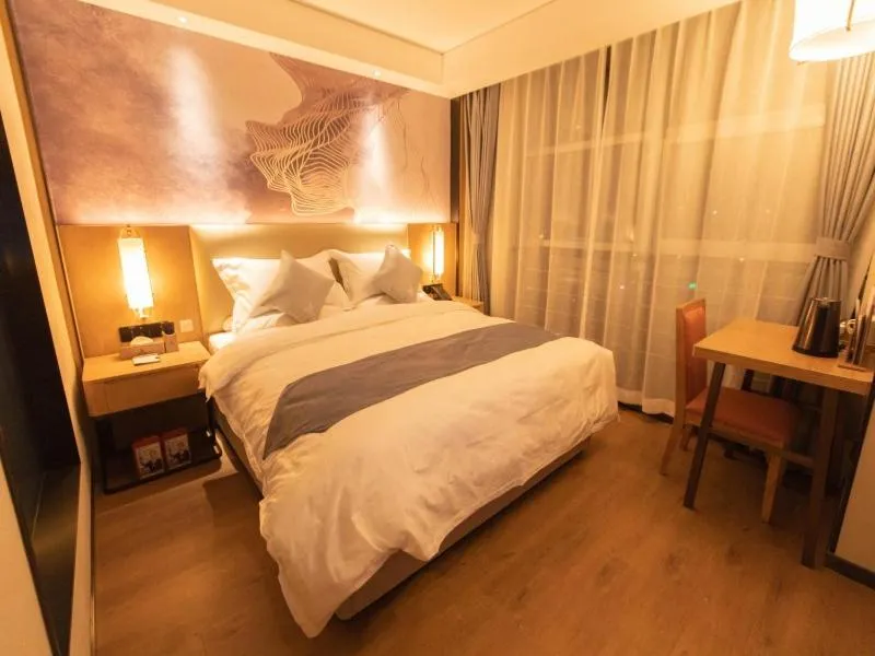 Bed in GreenTree Eastern Linyi Airport