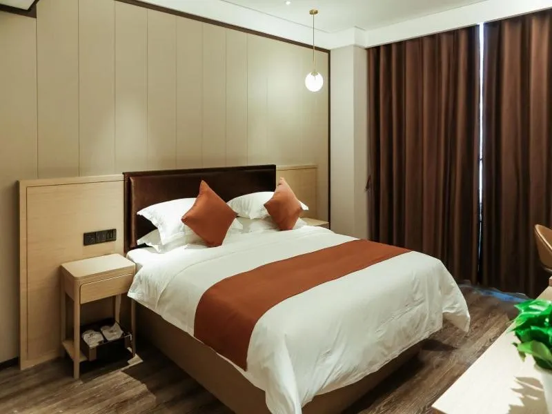 Bed in GYA hotel Linyi Lanshan Hailian International Plaza
