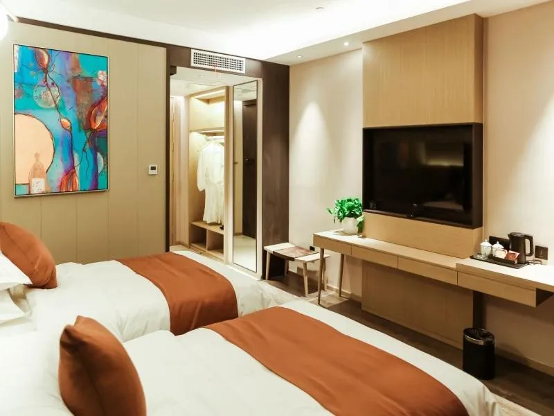 Bed in GYA hotel Linyi Lanshan Hailian International Plaza