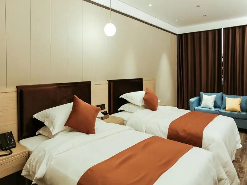 Bed in GYA hotel Linyi Lanshan Hailian International Plaza