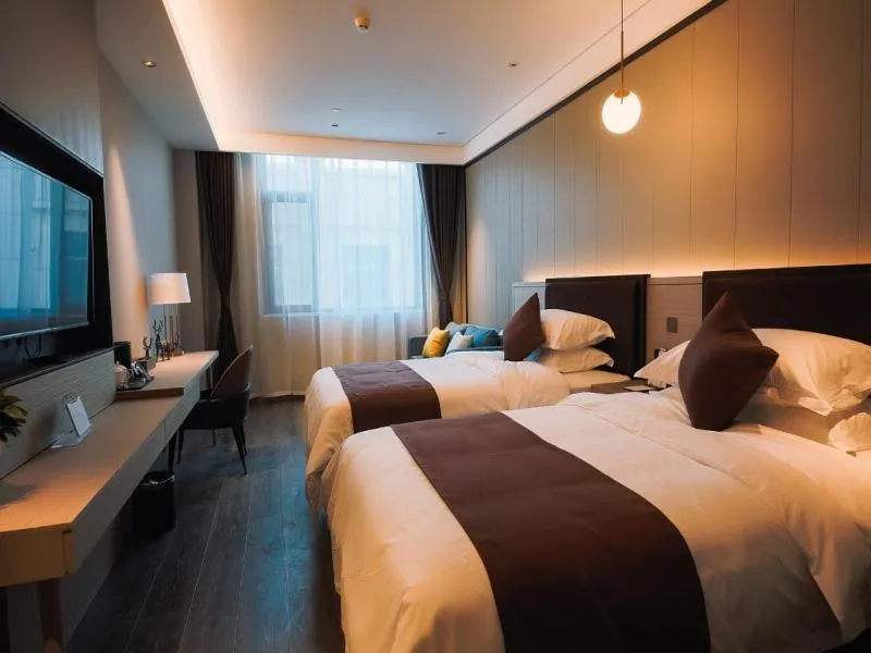 Bed in GYA hotel Linyi Lanshan Hailian International Plaza