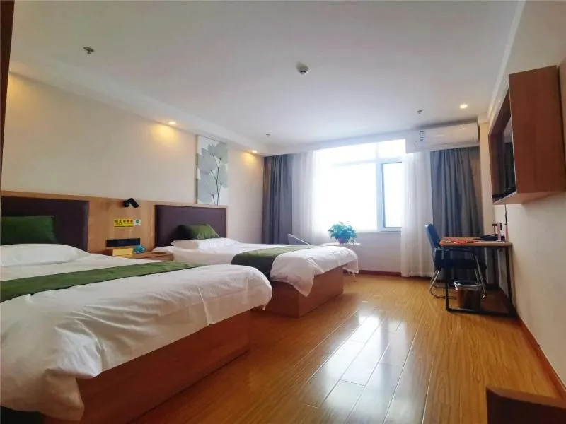 Bed in GreenTree Inn Heze Dingtao District Auto Town