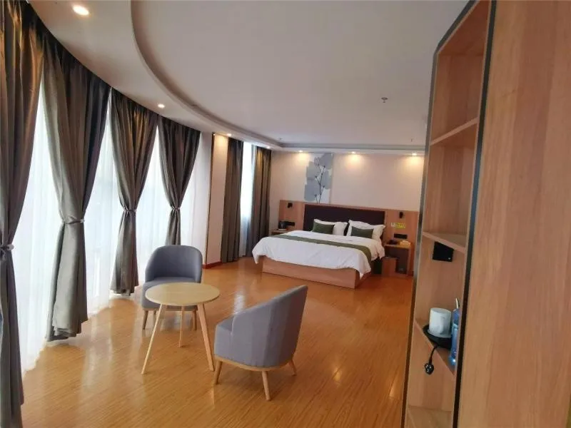 Bed in GreenTree Inn Heze Dingtao District Auto Town