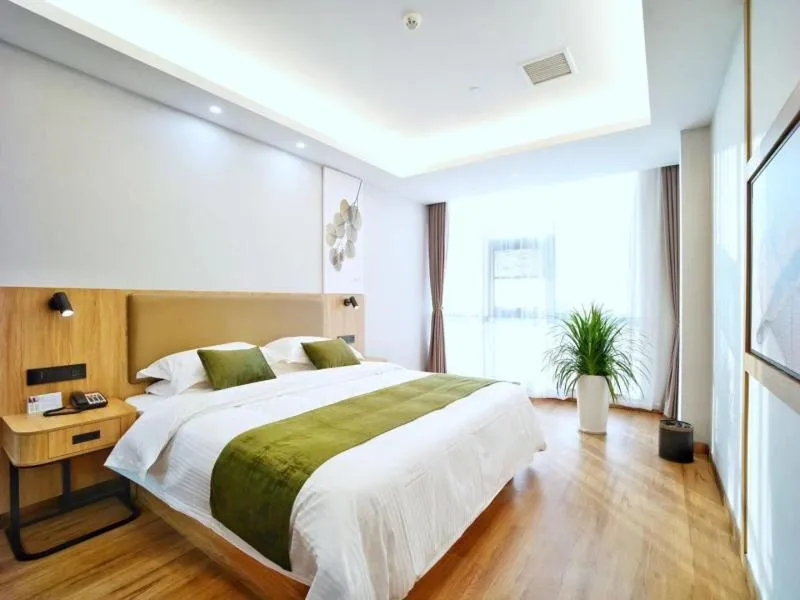 Bed in GreenTree Inn Changzhou Xuebu Eastern Salt Lake City