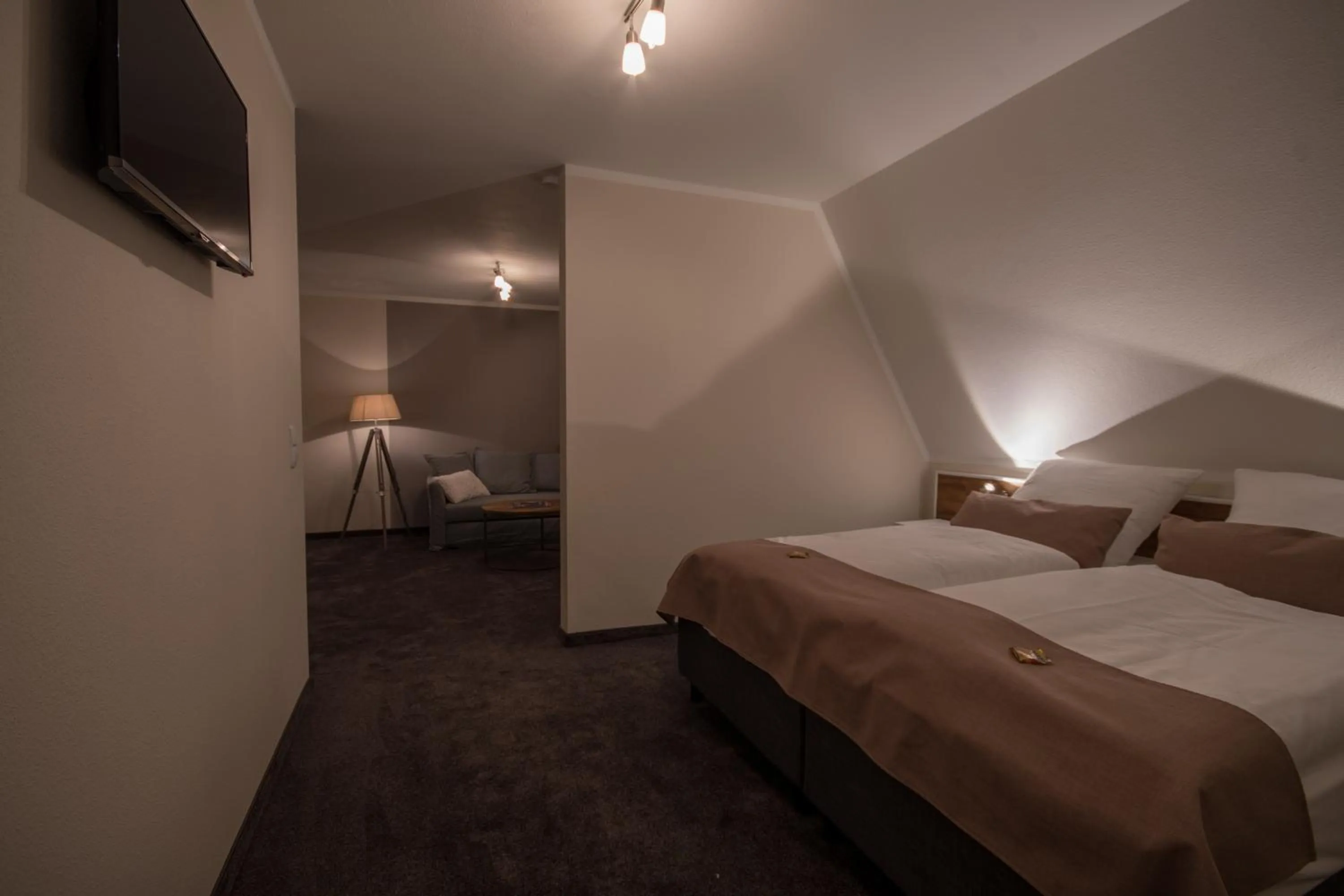 Bedroom, Bed in Hotel Stadt Aurich