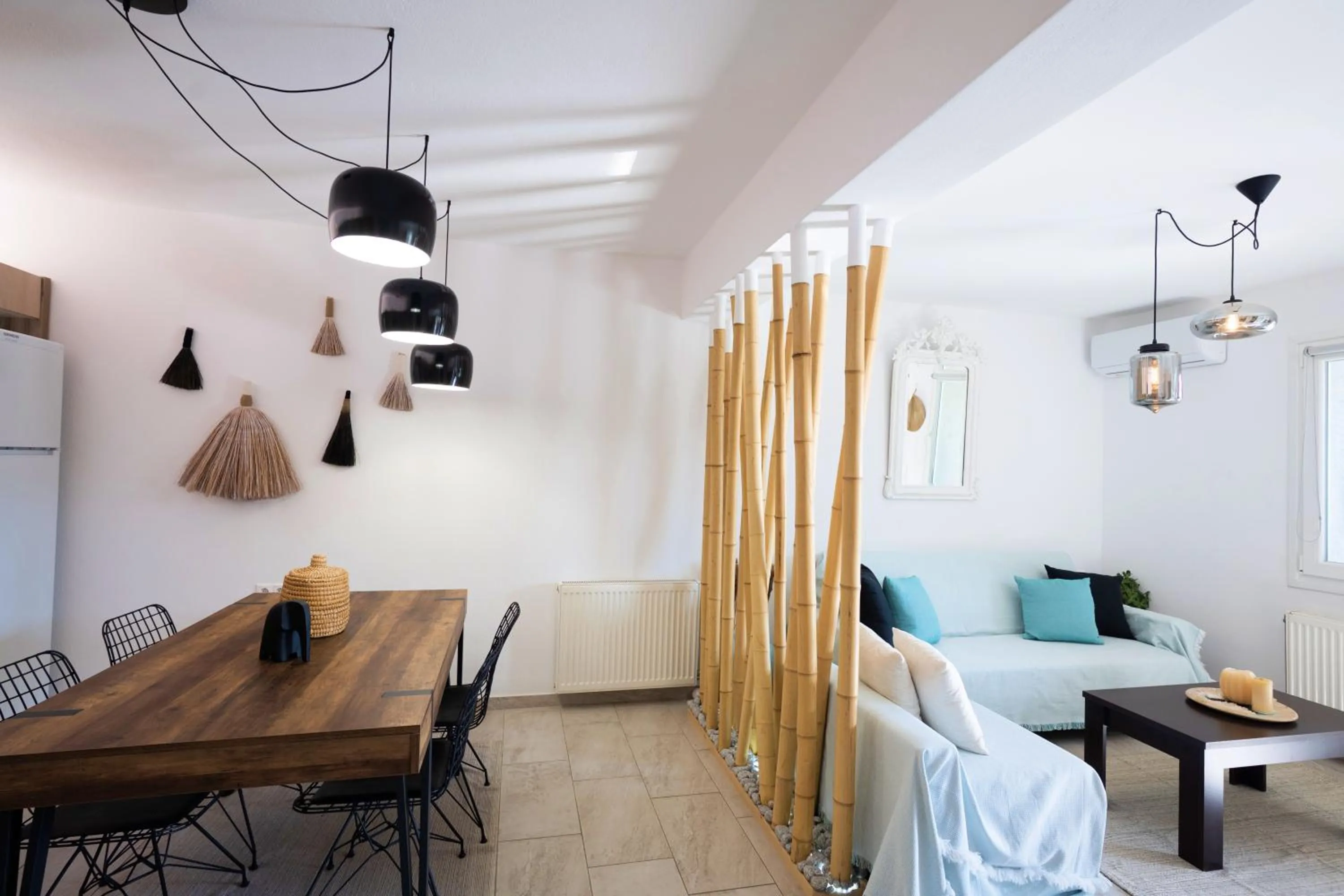 Living room in Mykonos Dot Apartments