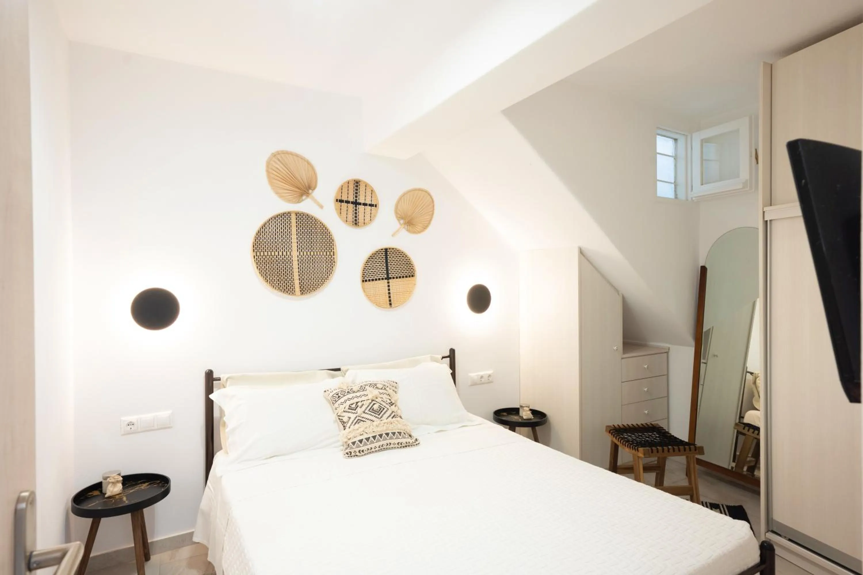 Bed in Mykonos Dot Apartments