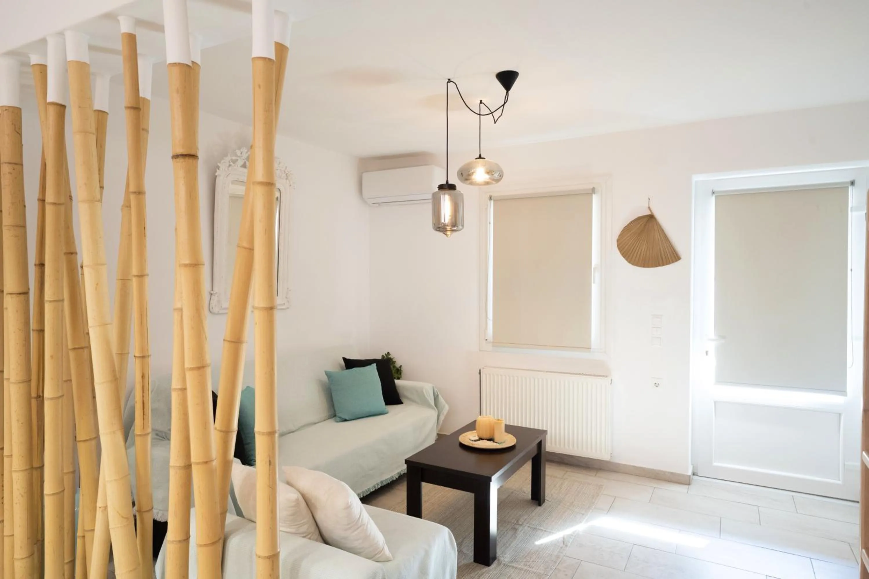 Living room in Mykonos Dot Apartments