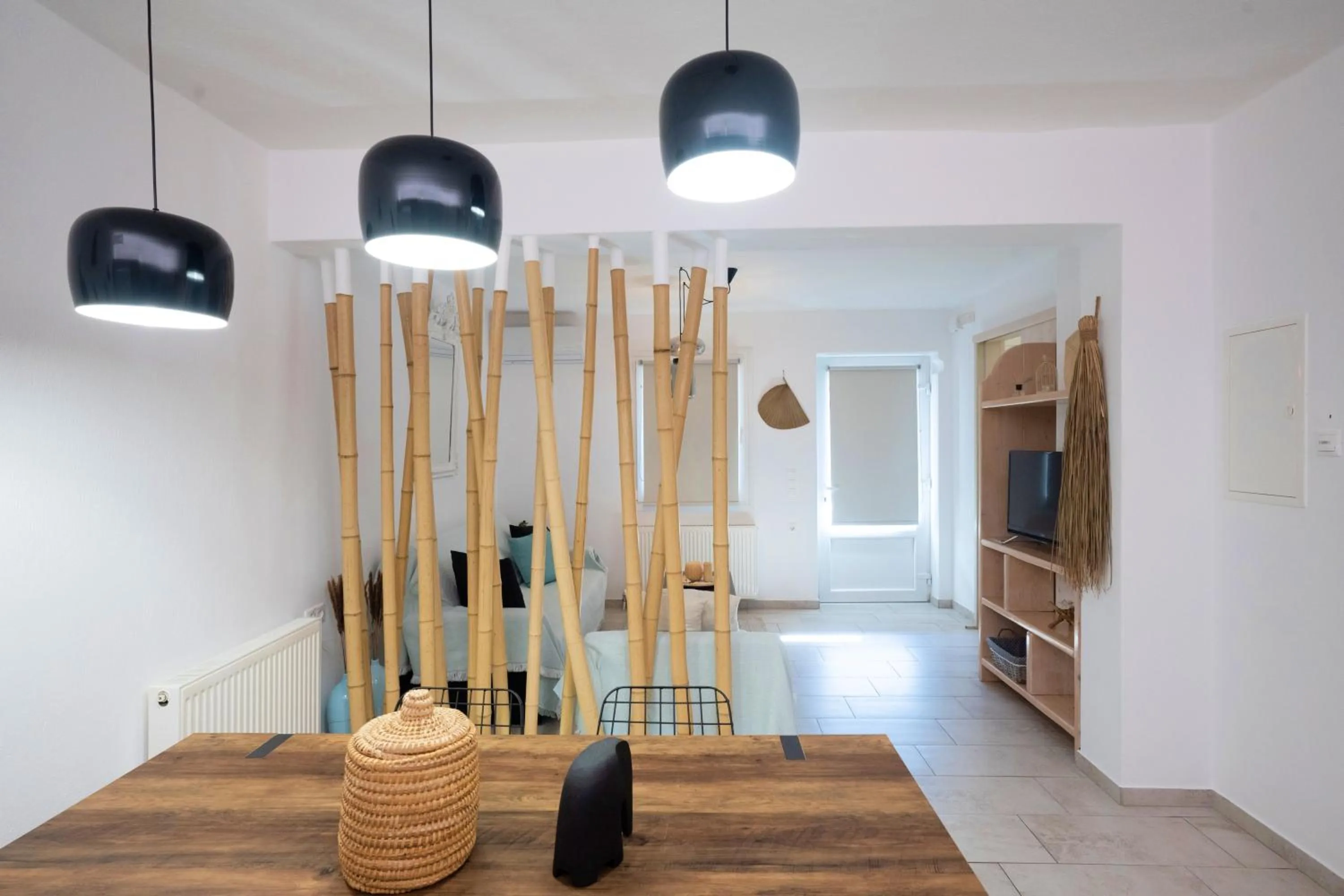 Living room in Mykonos Dot Apartments