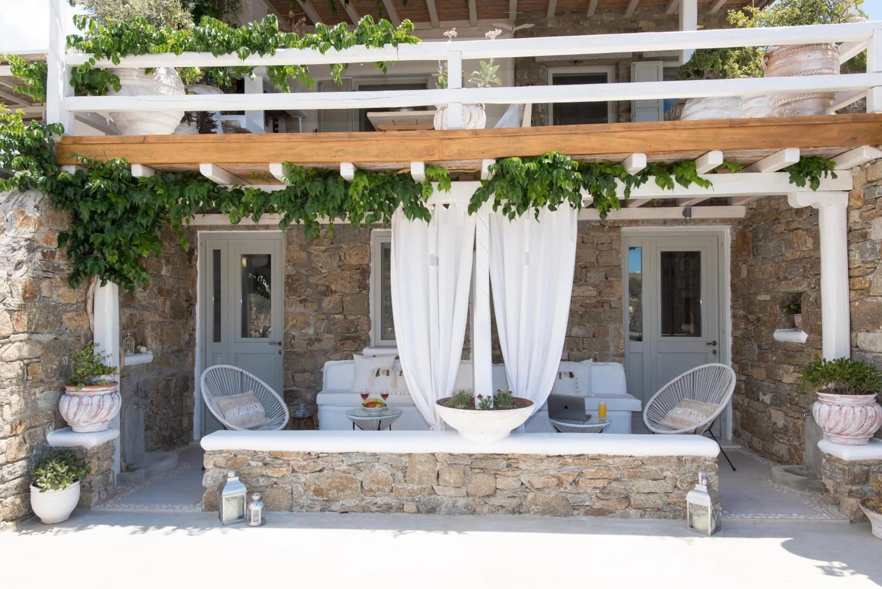 Property building in Mykonos Dot Apartments