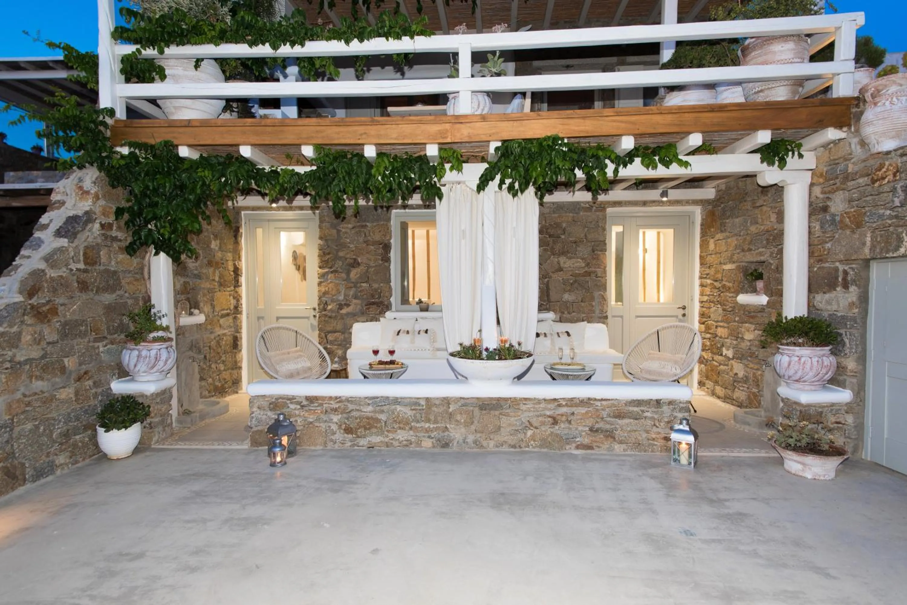 Property building in Mykonos Dot Apartments