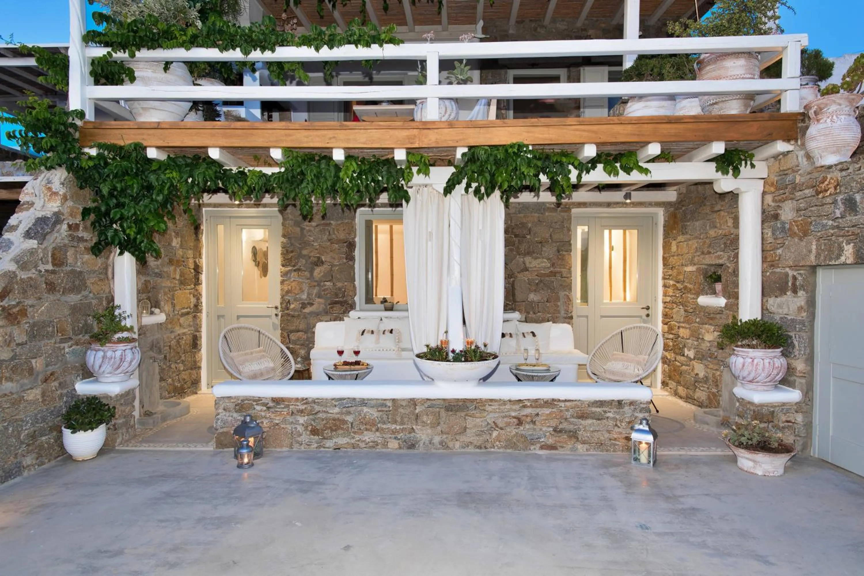 Property building in Mykonos Dot Apartments