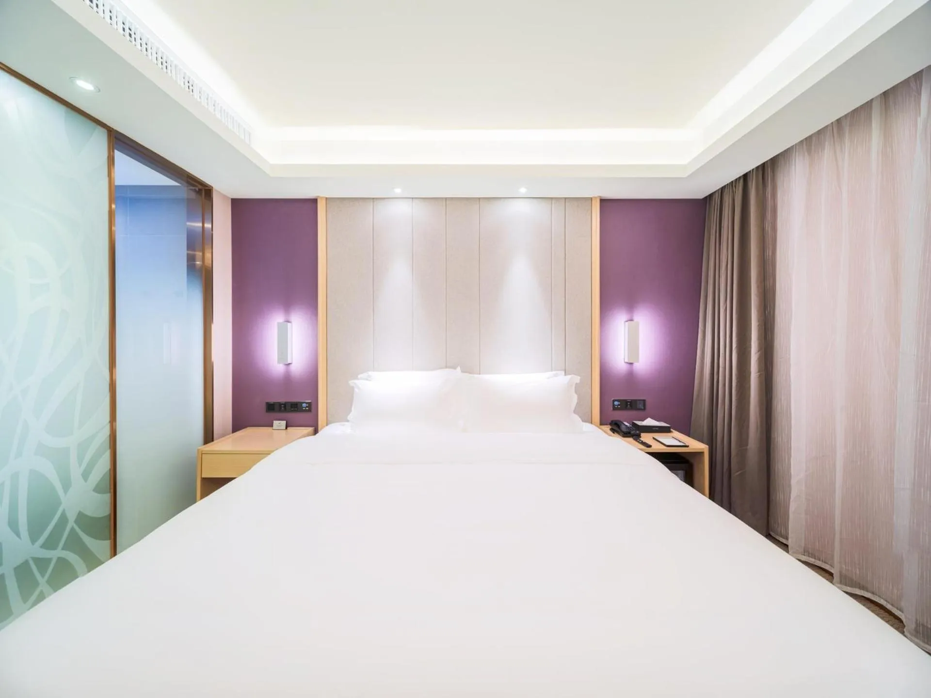 Bed in Lavande Hotel Qingzhen Vocational Education City Time Guizhou
