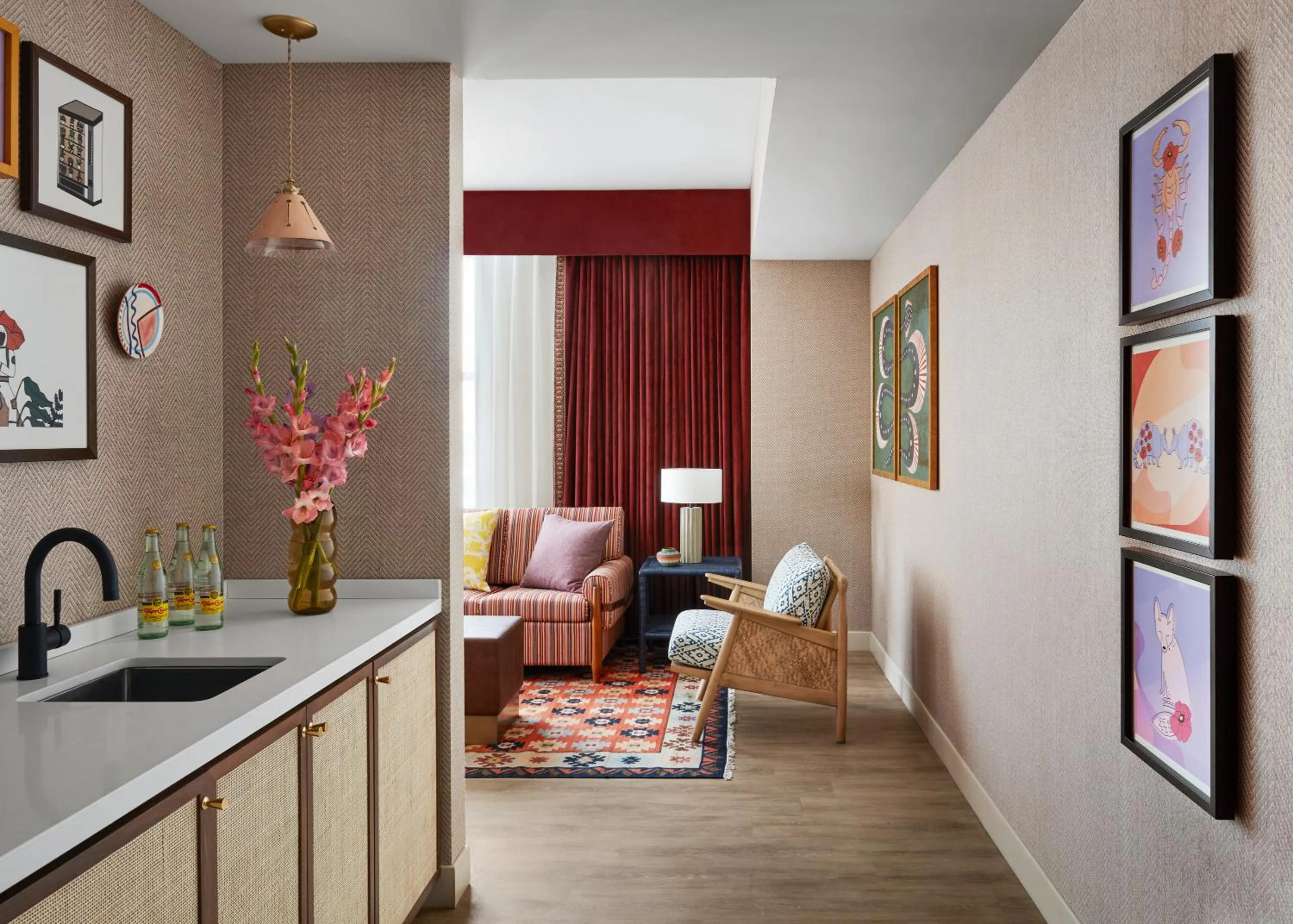 Living room in Graduate by Hilton Tucson