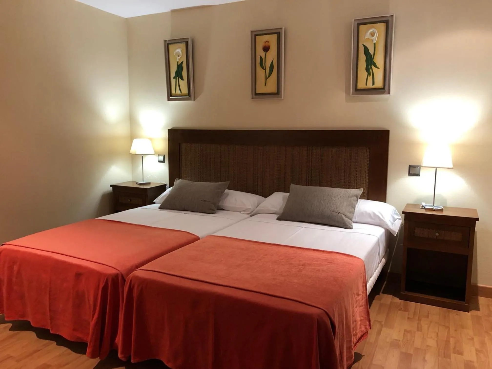 Bed in HOTEL V.CIUDAD