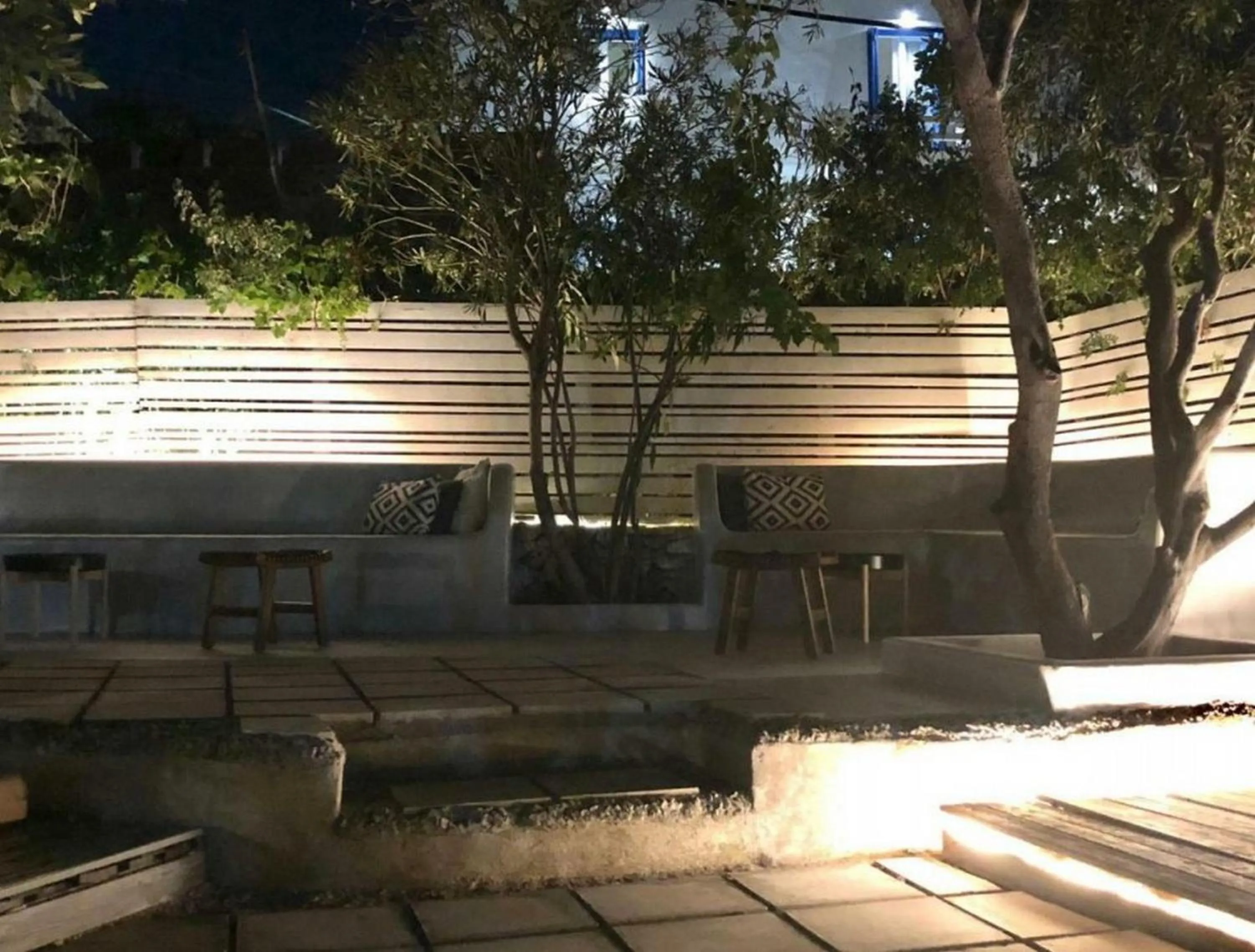 Patio in Rania Apartments Sea View