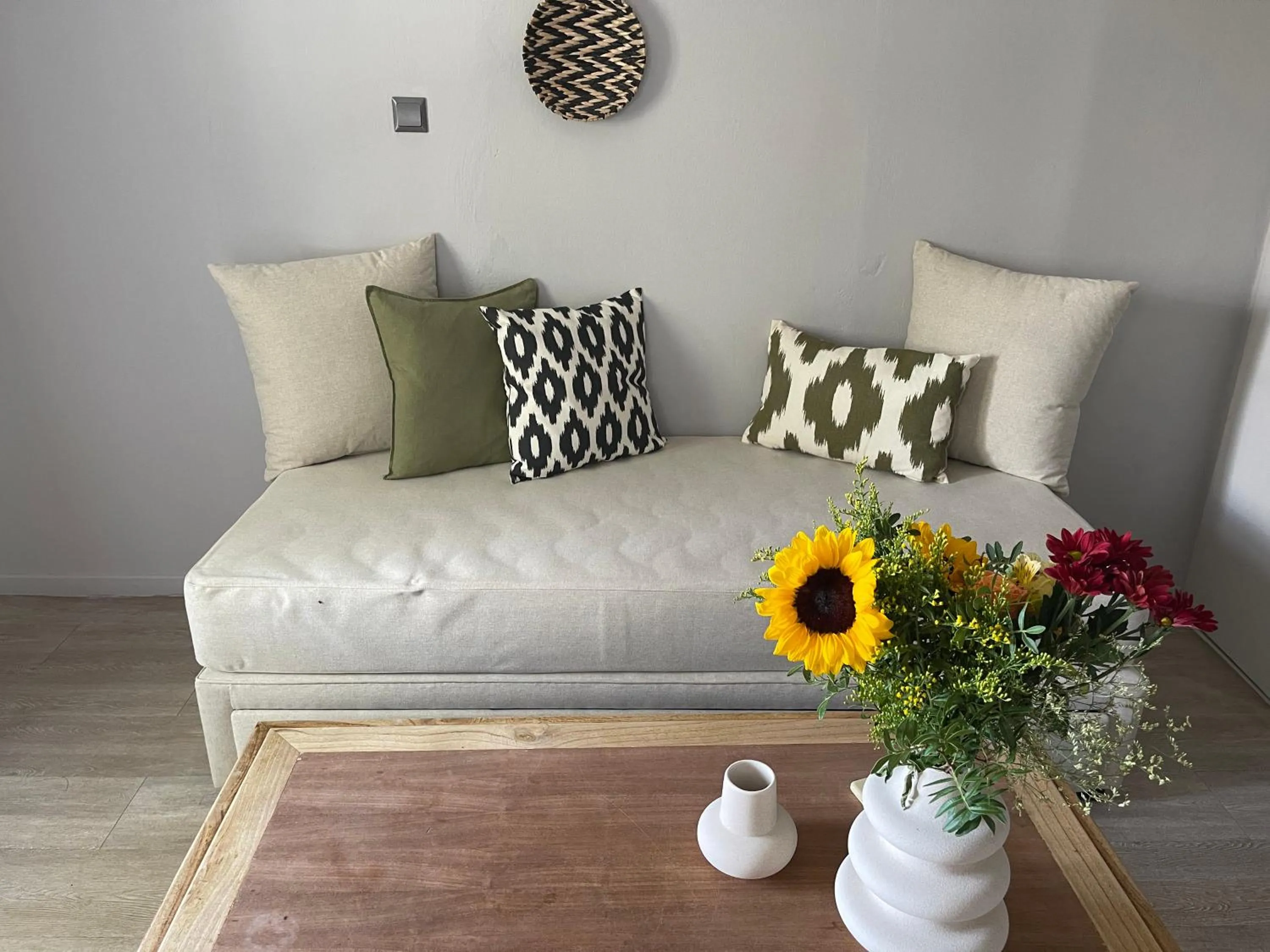 Living room in Rania Apartments Sea View