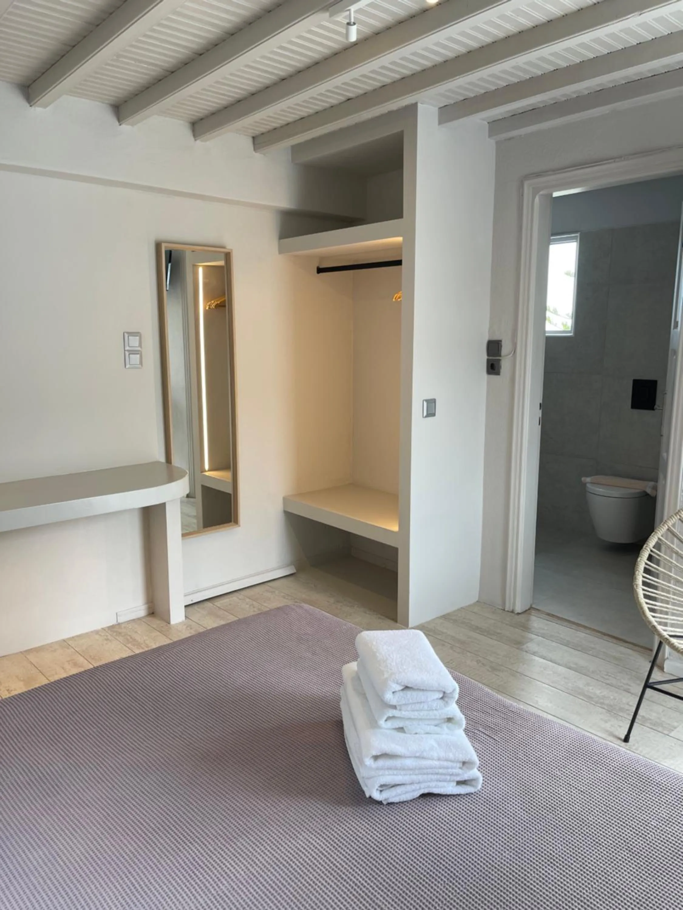 Bed in Rania Apartments Sea View