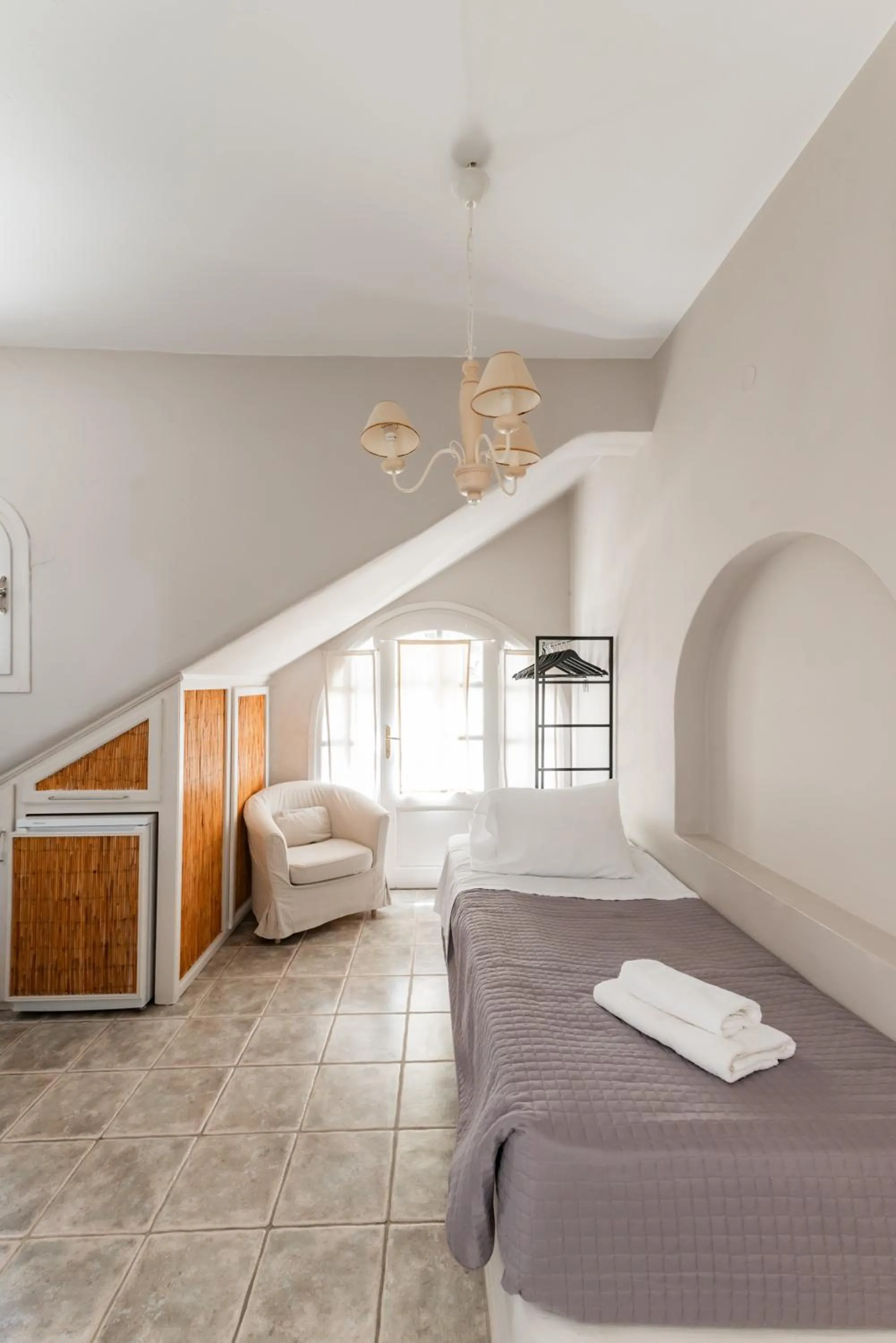 Bed in Rania Apartments Sea View