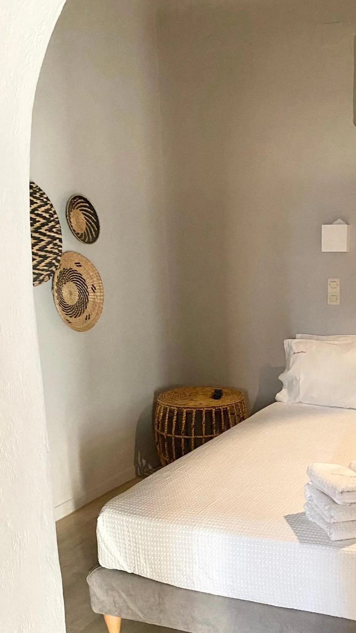 Bed in Rania Apartments Sea View