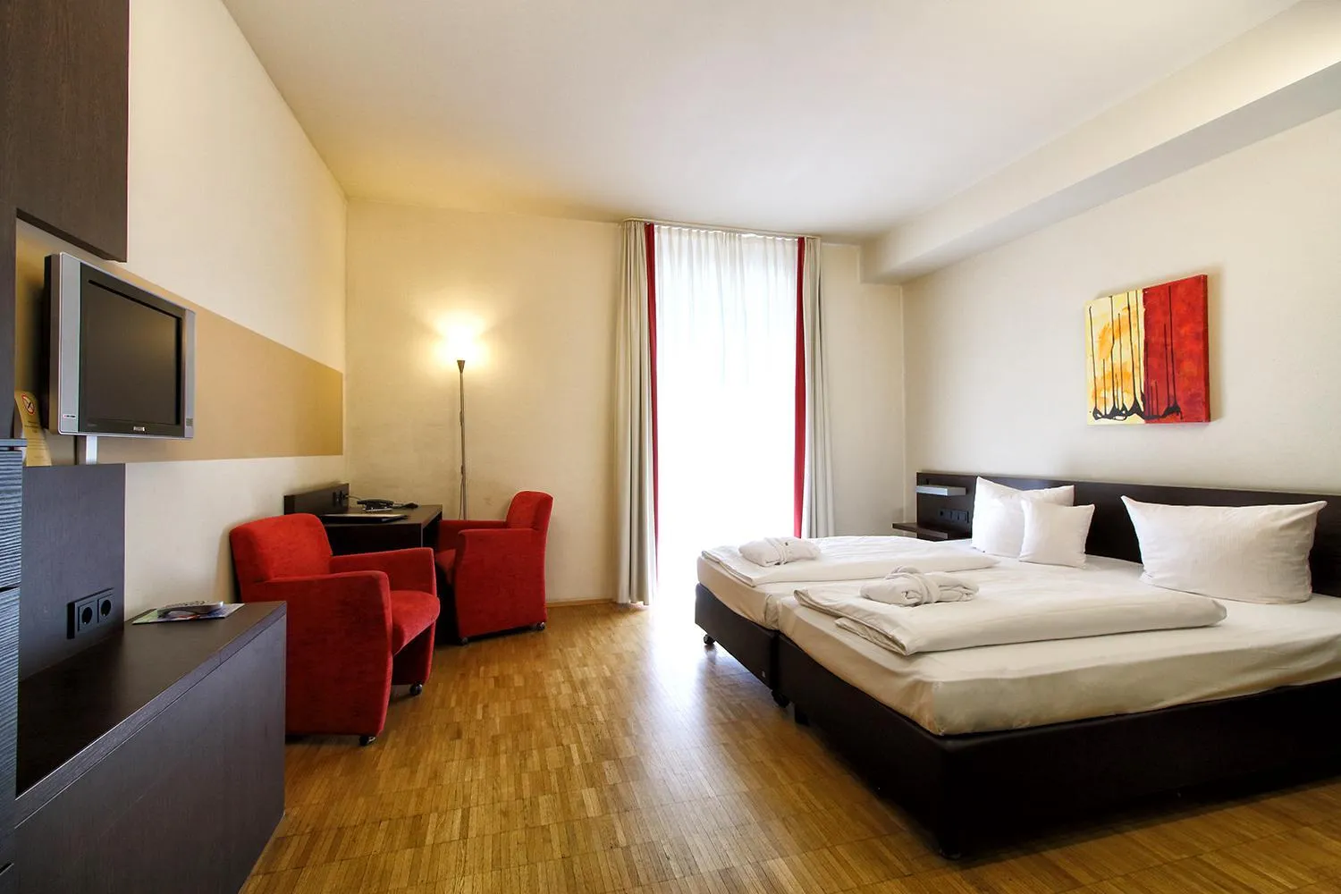 TV and multimedia, Bed in Santé Royale Hotel- & Gesundheitsresort Bad Brambach