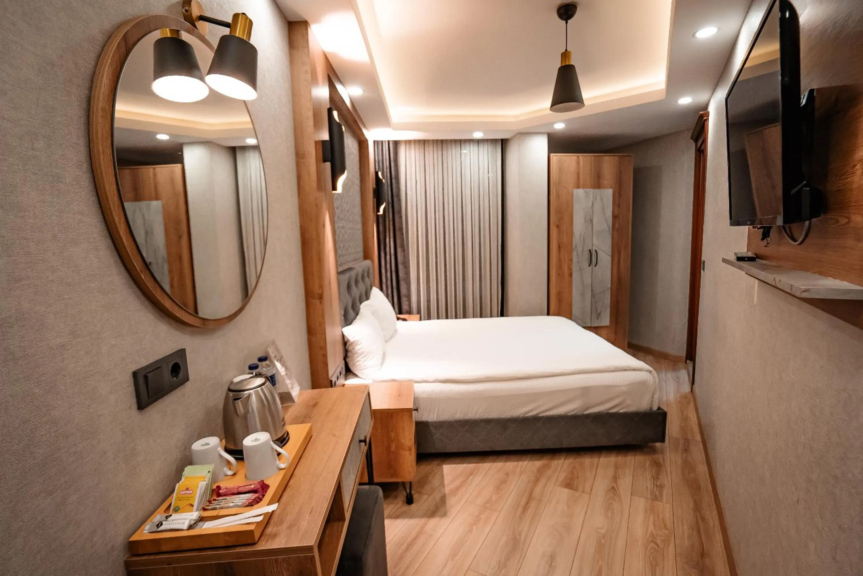 Bed in World Heritage Center Hotel