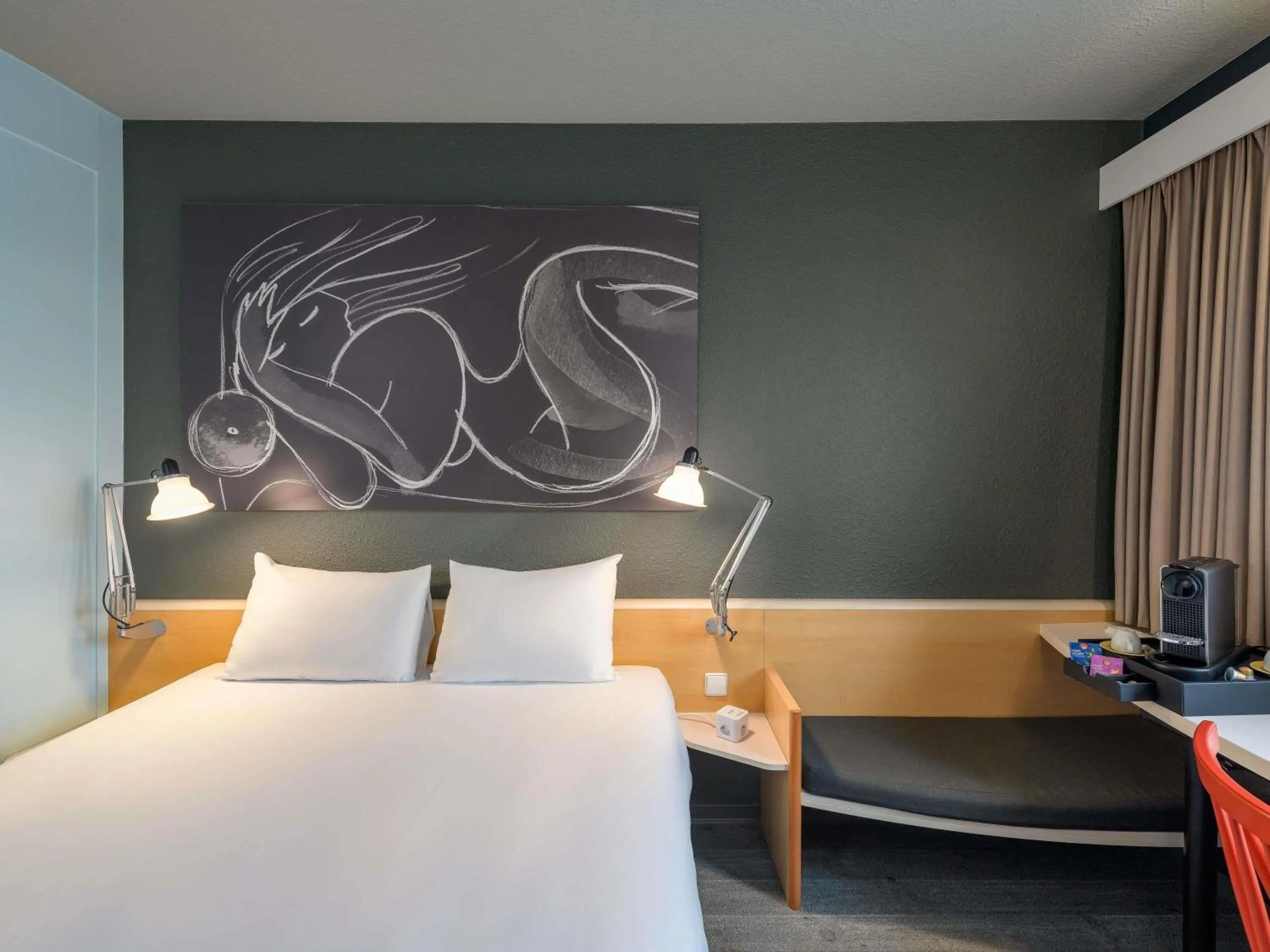 Bedroom, Bed in ibis München Parkstadt Schwabing