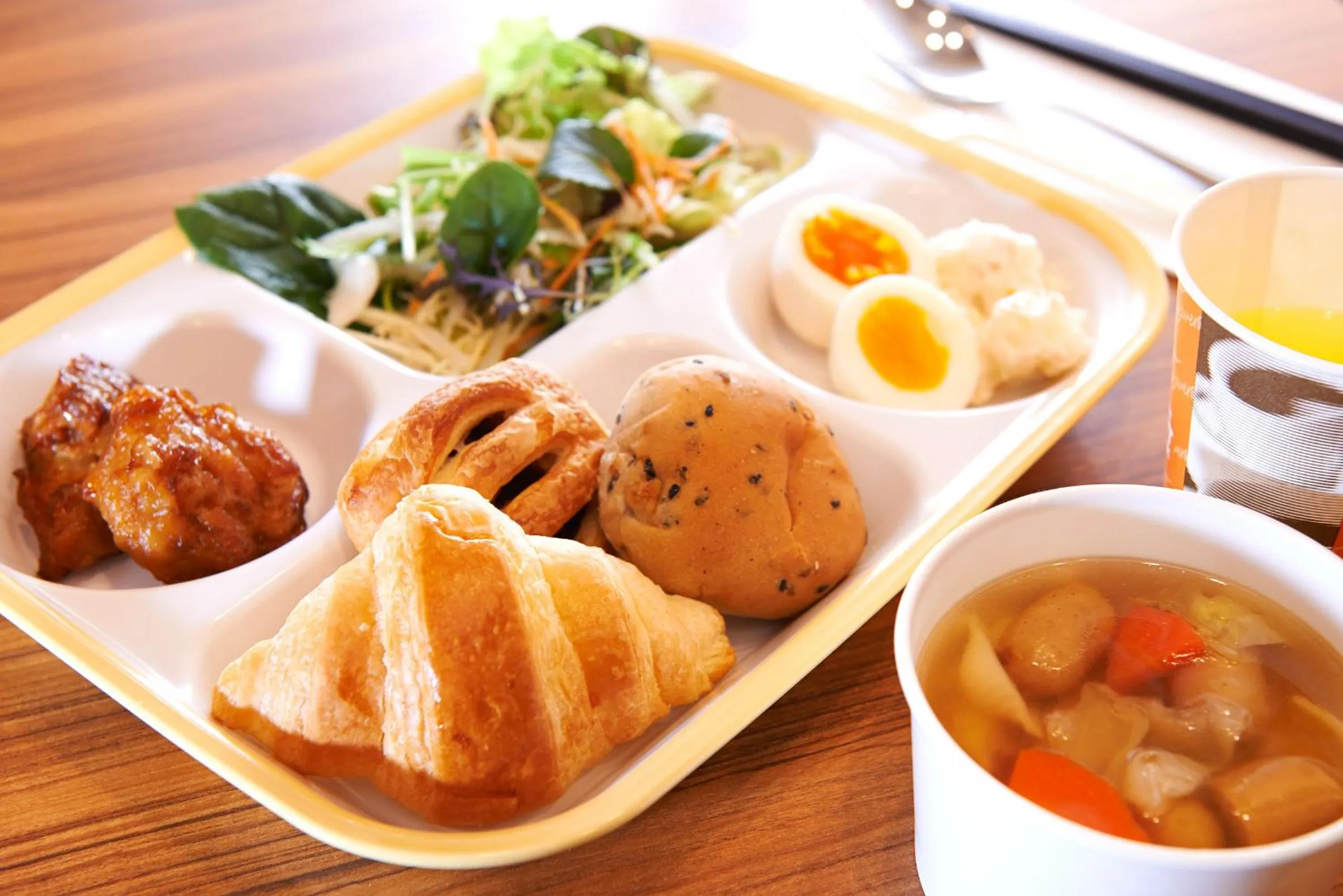 Breakfast in Super Hotel JR Ueno Iriyaguchi