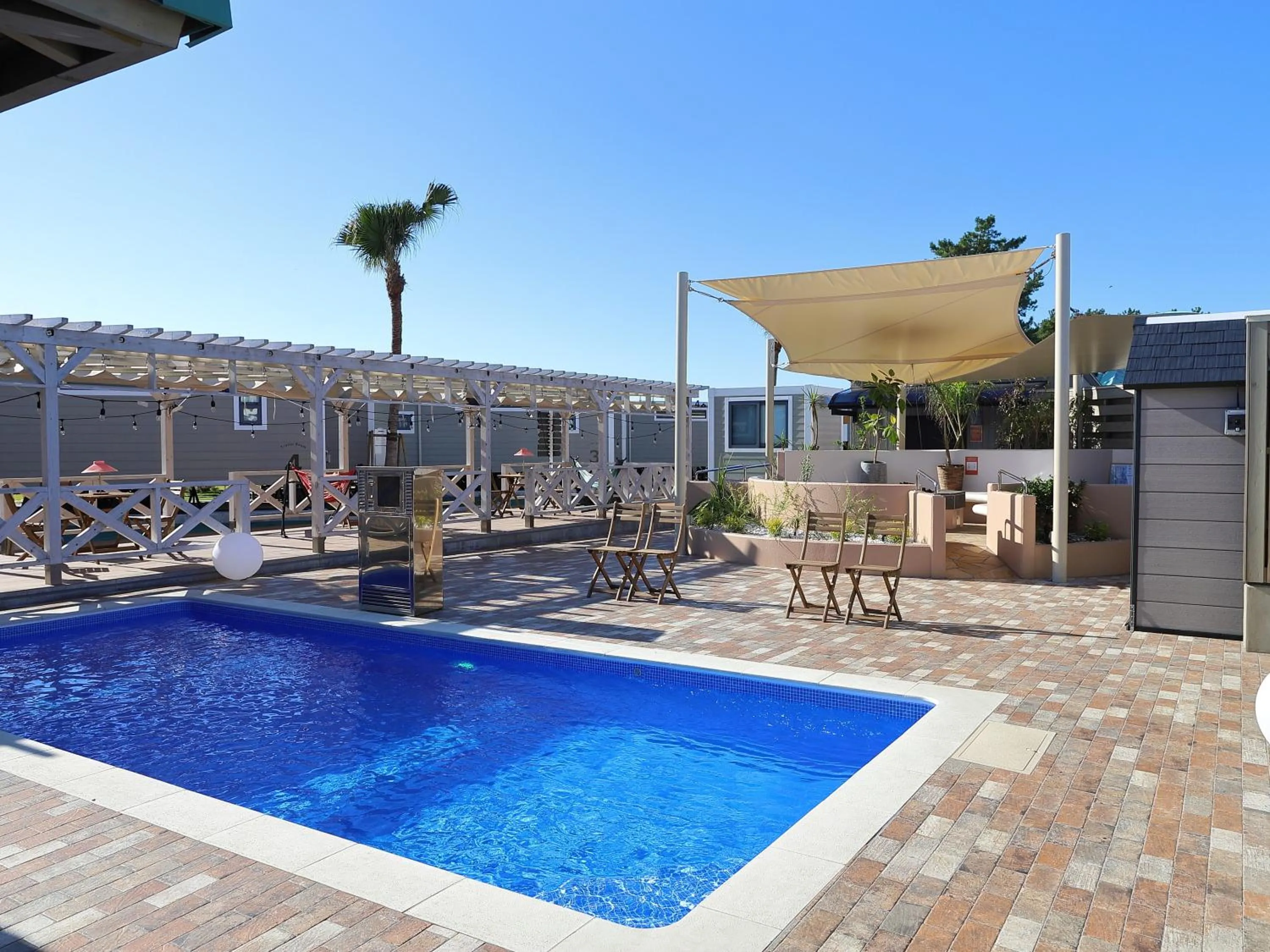 Swimming pool in Fukiagehama Field Hotel