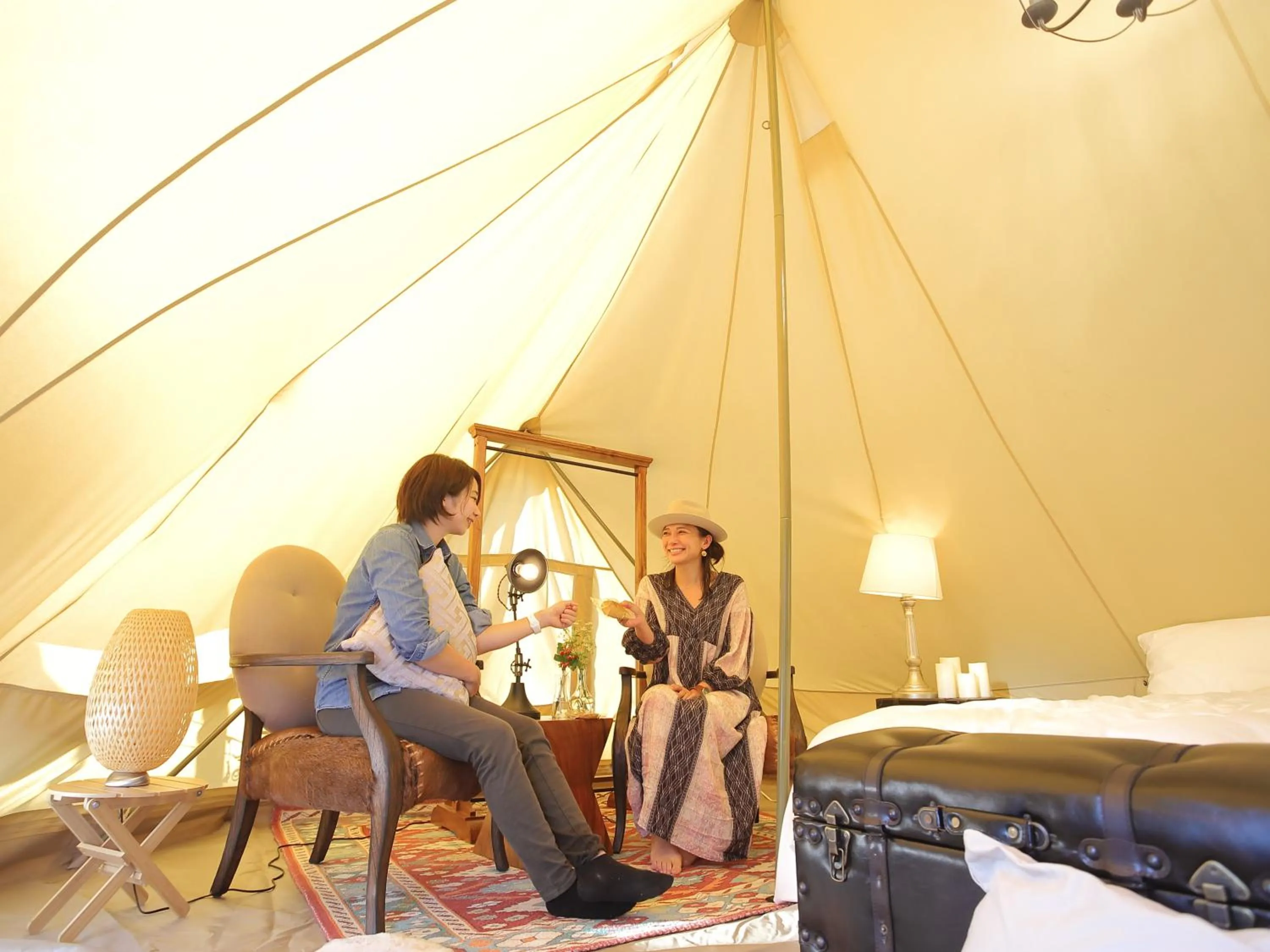 Decorative detail in Fukiagehama Field Hotel