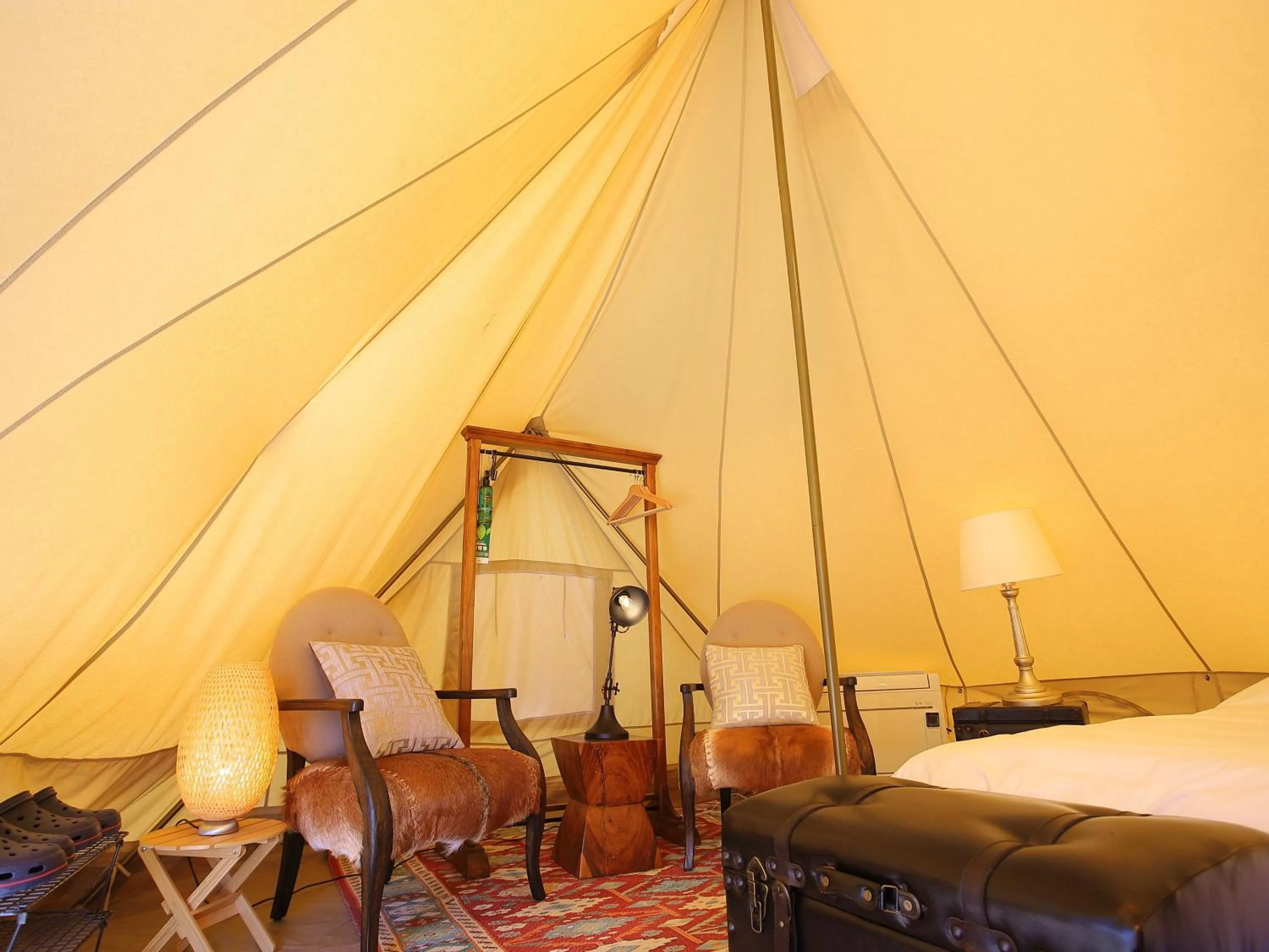 Seating area, Bed in Fukiagehama Field Hotel