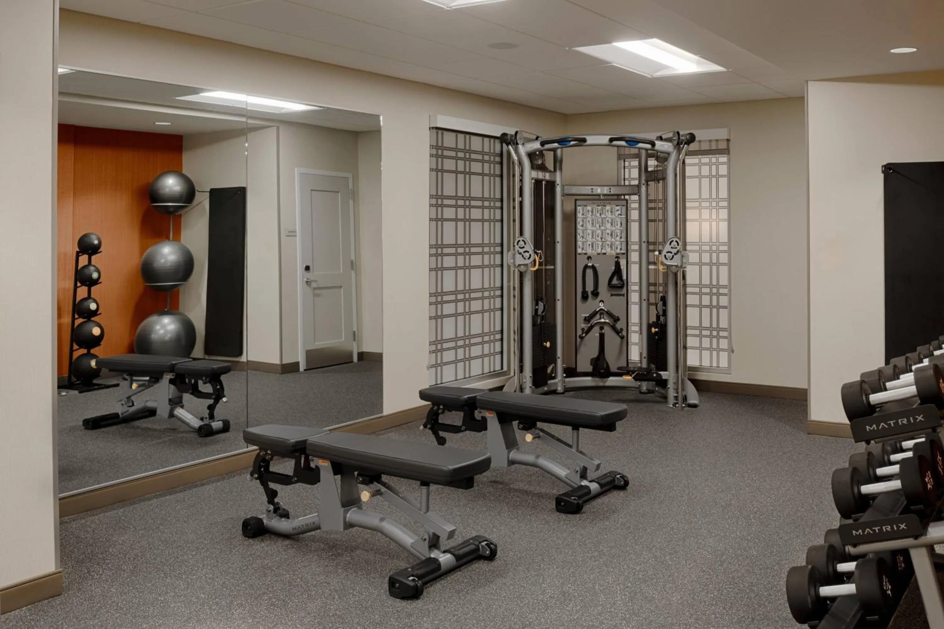 Fitness centre/facilities in TownePlace Suites Columbus Hilliard