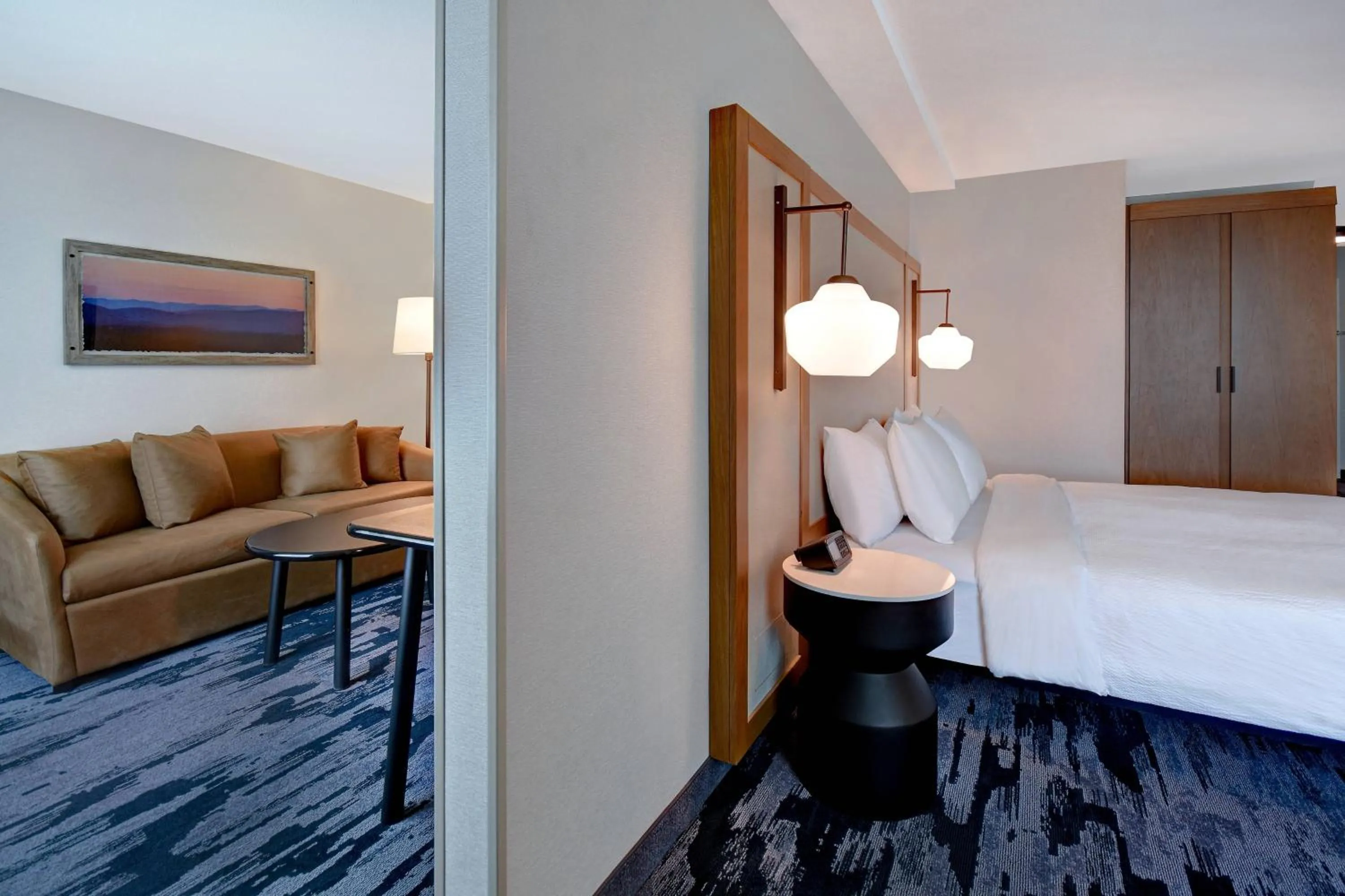 Photo of the whole room, Bed in Fairfield Inn & Suites Las Vegas Airport South