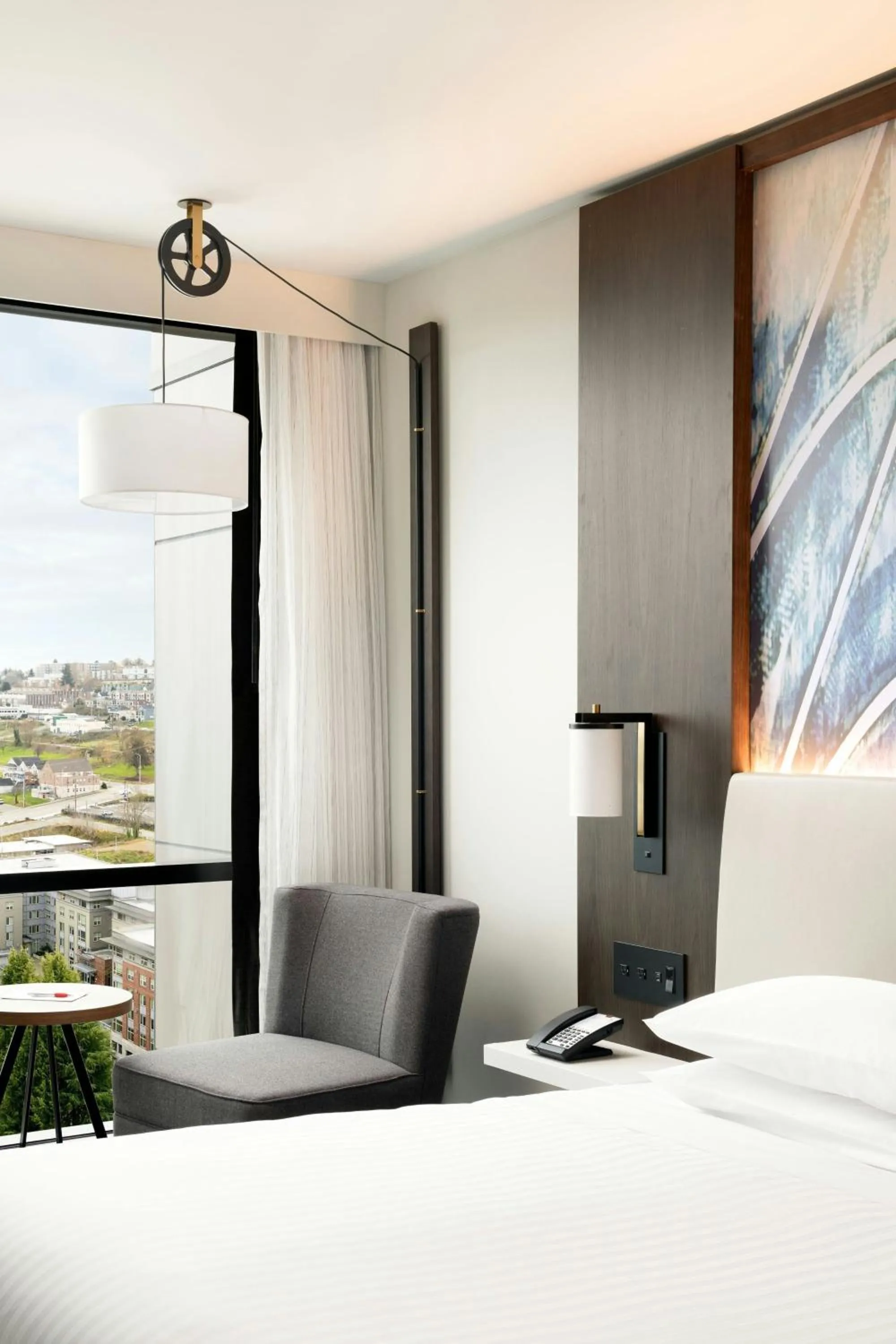 Photo of the whole room, Bed in Marriott Tacoma Downtown