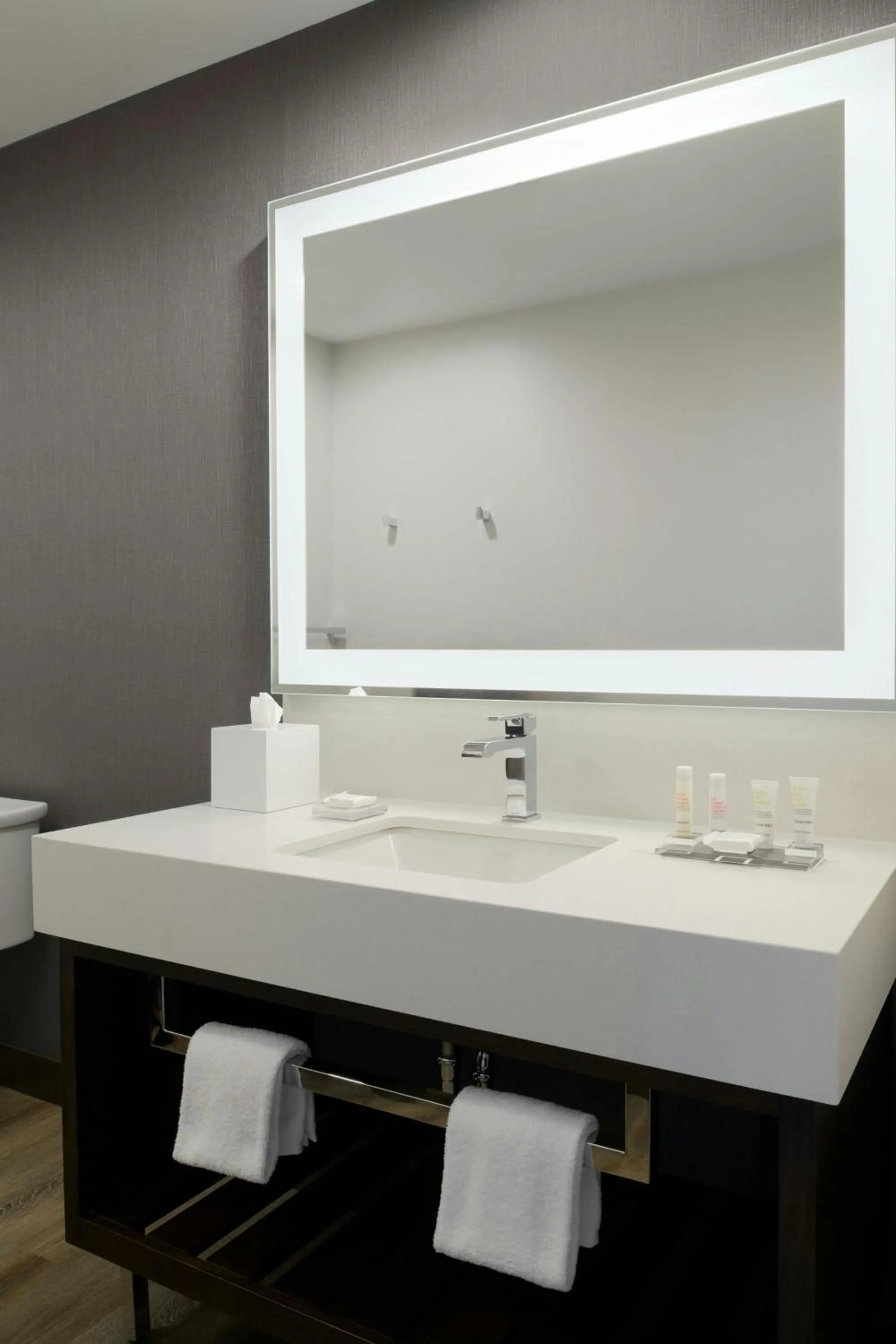 Bathroom in Marriott Tacoma Downtown