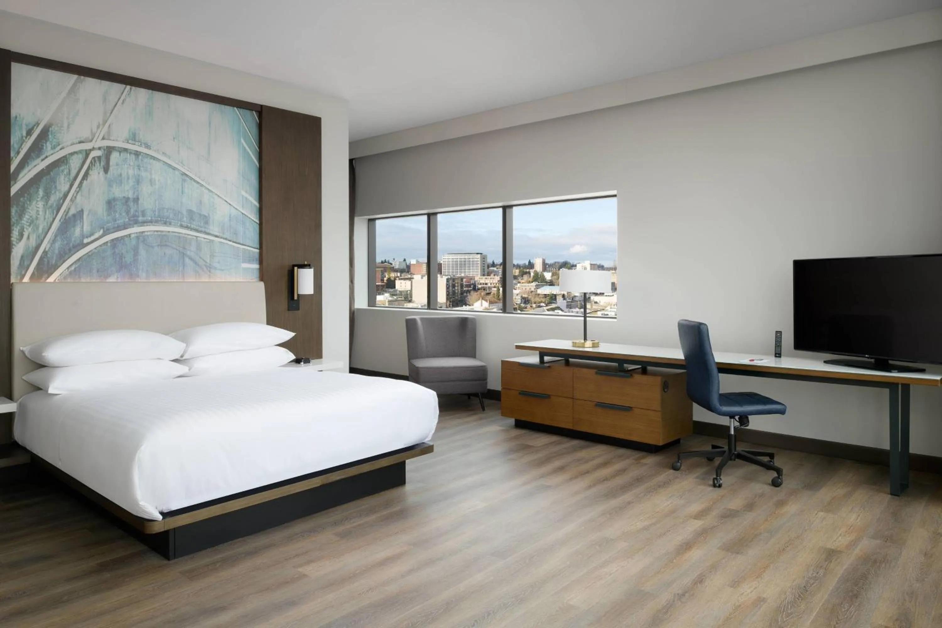 Bedroom, Bed in Marriott Tacoma Downtown