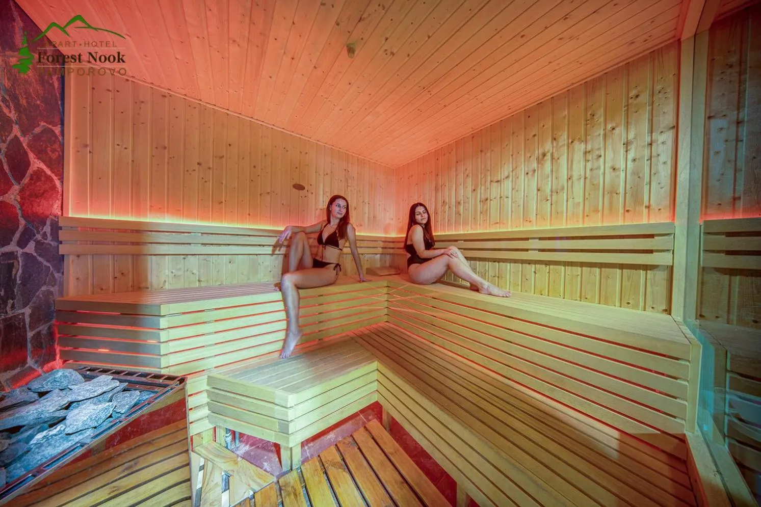 Sauna in Aparthotel Forest Nook