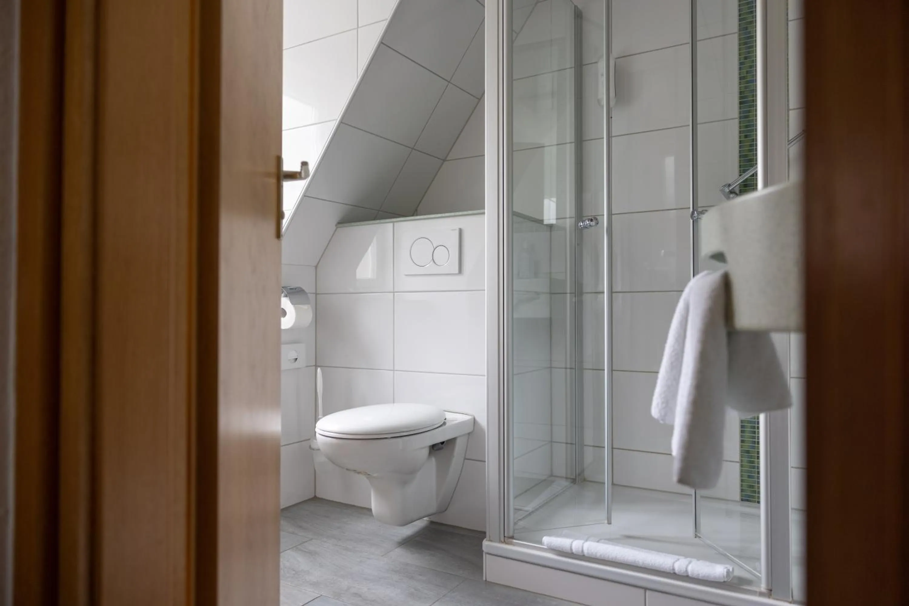 Shower in Hotel Garni Lehrertal